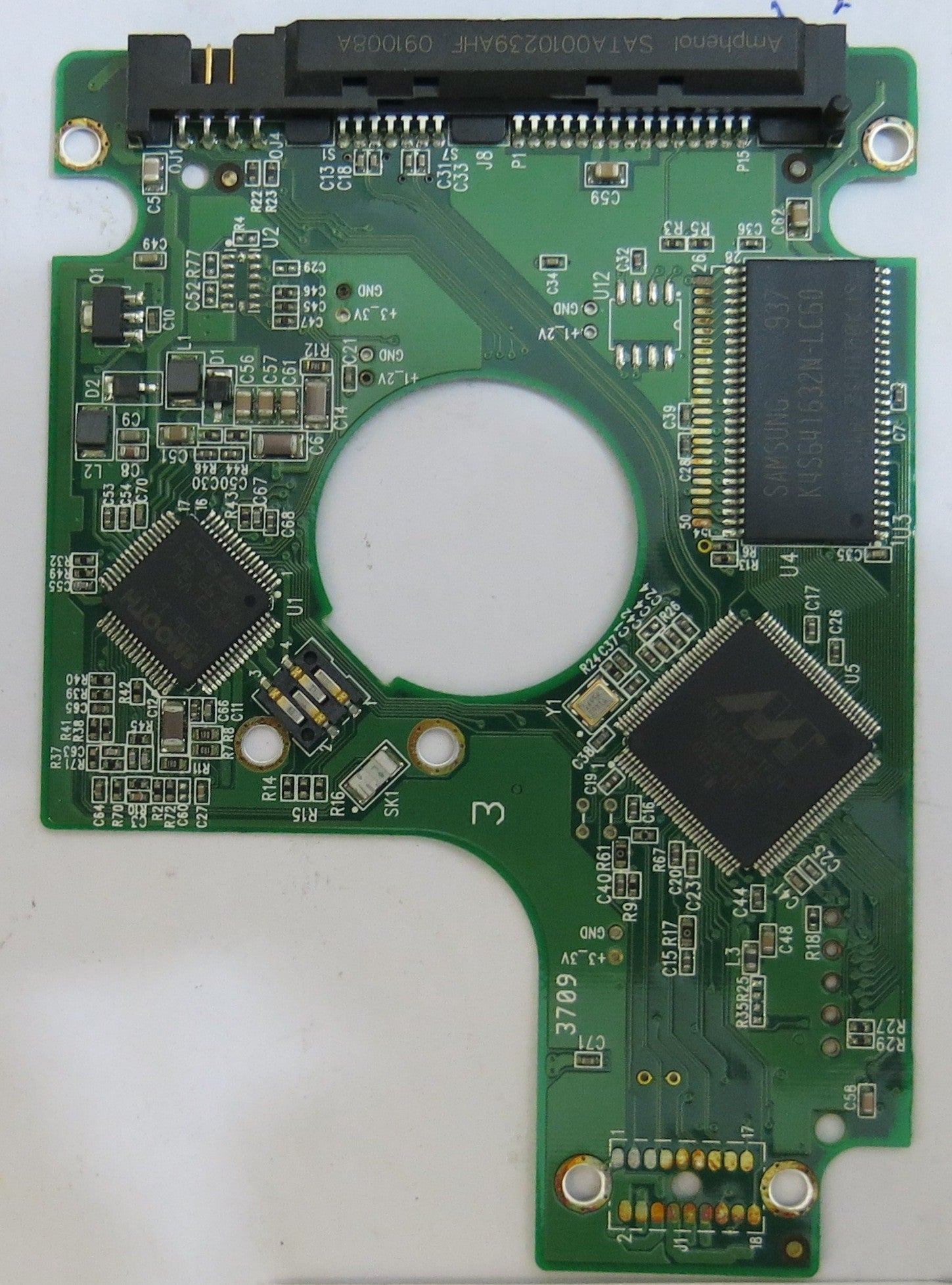 WESTERN DIGITAL WD1600BEVT-22ZCT0 2060-701499-005 REV A PCB