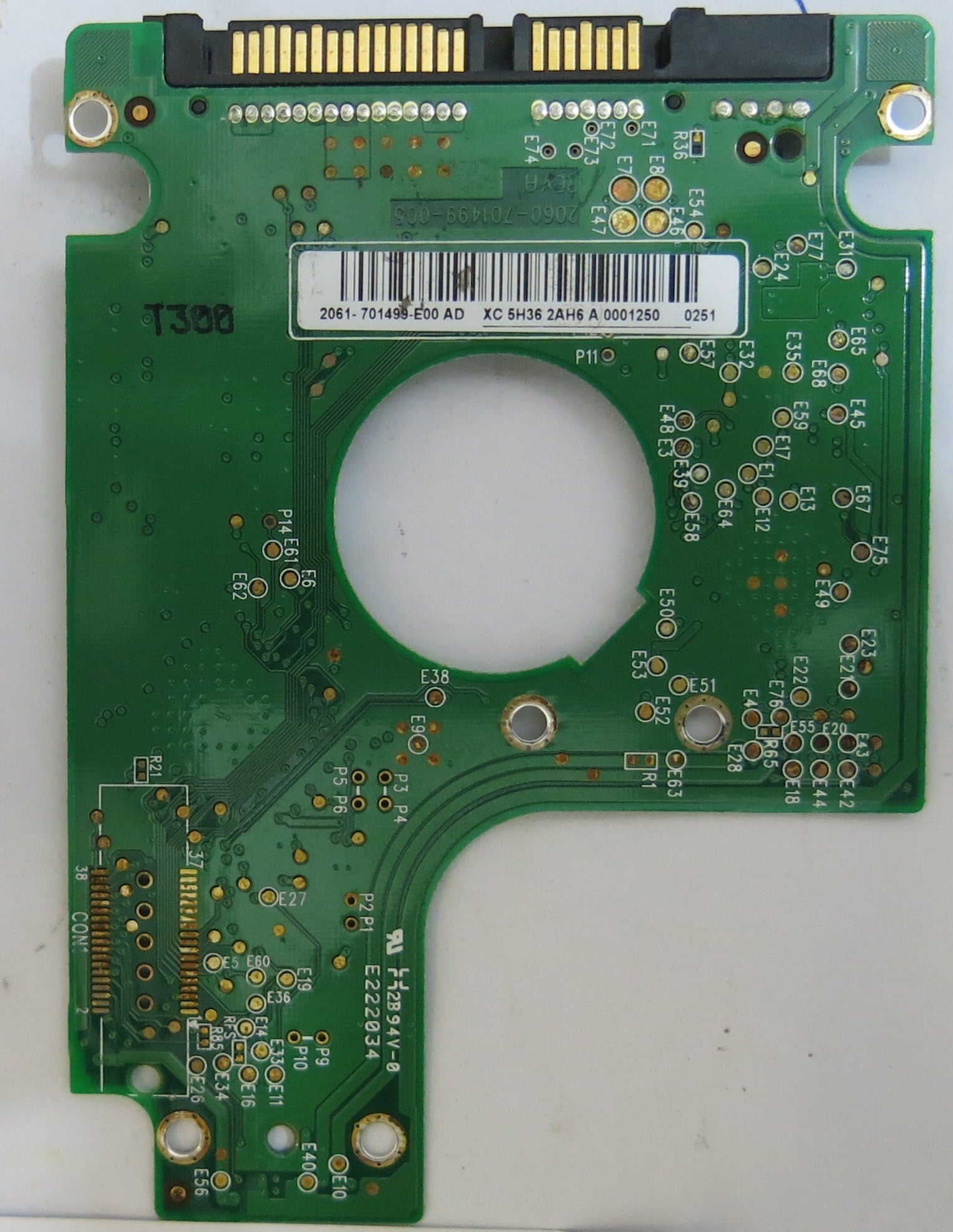 WESTERN DIGITAL WD1600BEVT-22ZCT0 2060-701499-005 REV A PCB