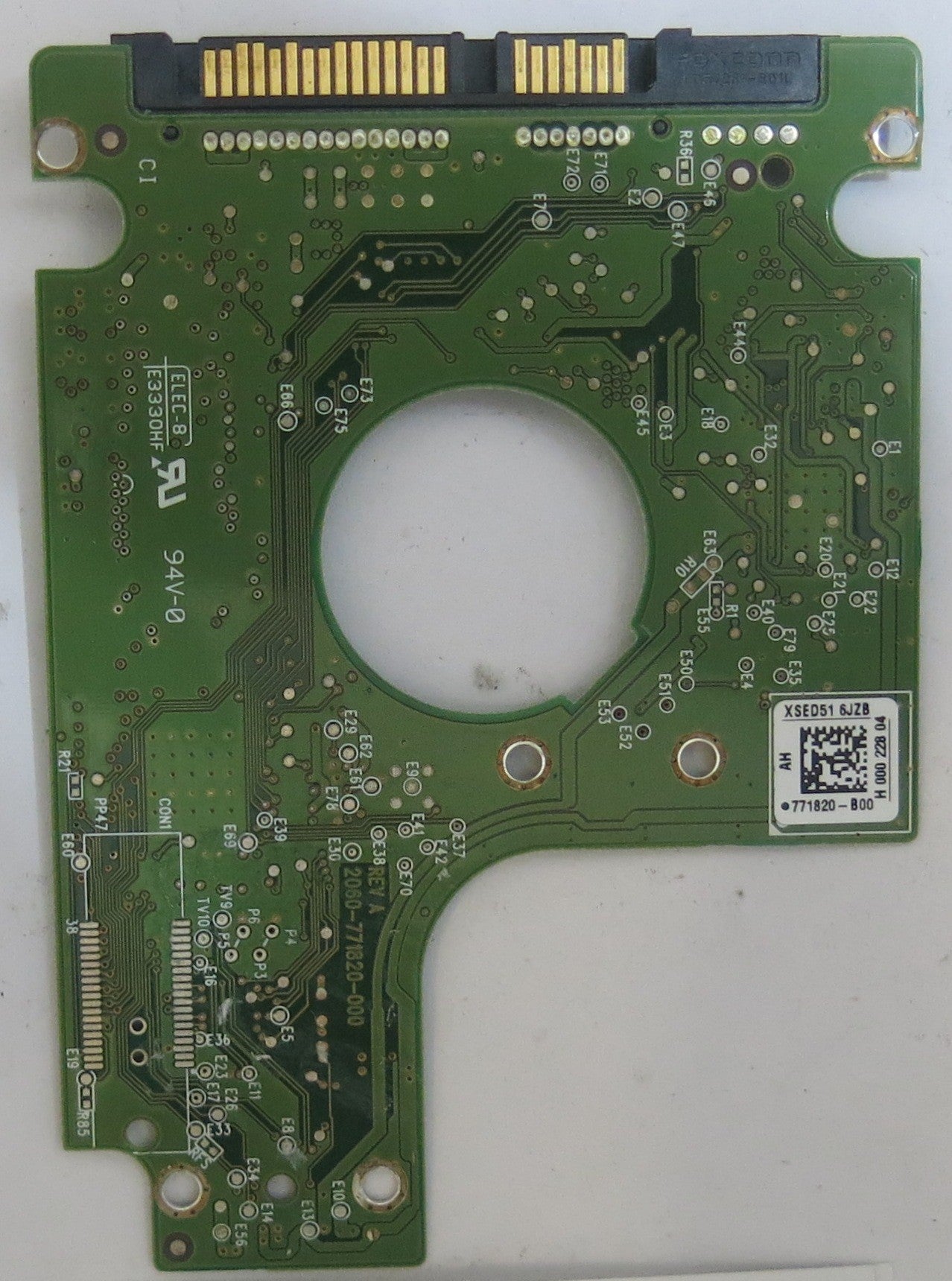 WESTERN DIGITAL WD1600BEVT-22ZCT0 2060-7718020-000 REV A PCB