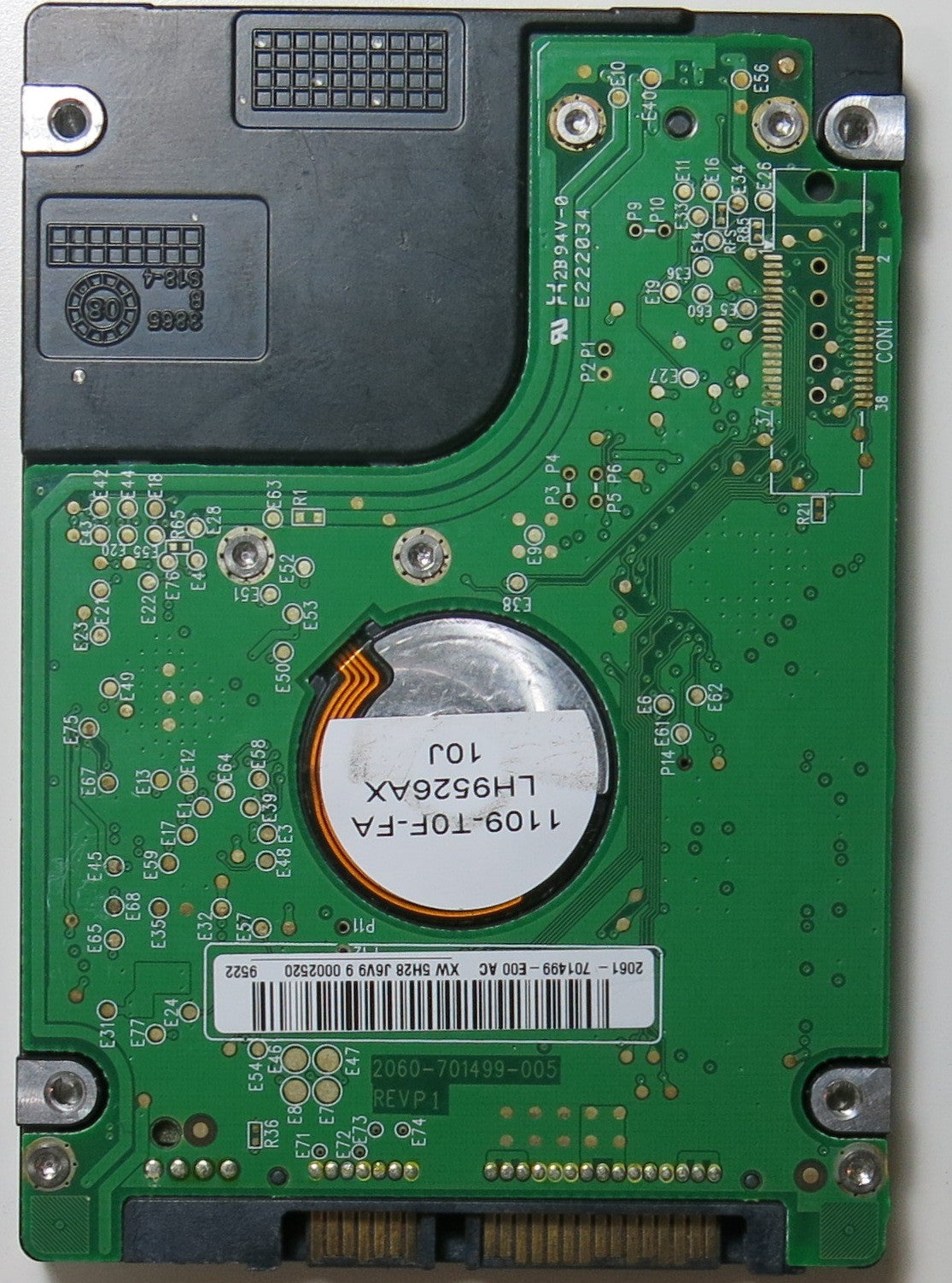 WD1600BEVT-22ZCT0, PCB: 2060-701499-005 REV A, SERIAL: WXD0A5990070, DCM HANTJAB, FW HANTJAB, 160.GB,