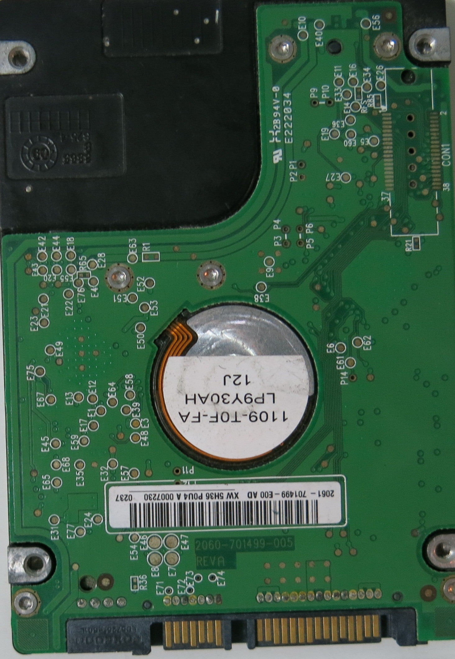 WD1600BEVT-60ZCT1 PCB 2060-701499-005 REV A,  160.GB