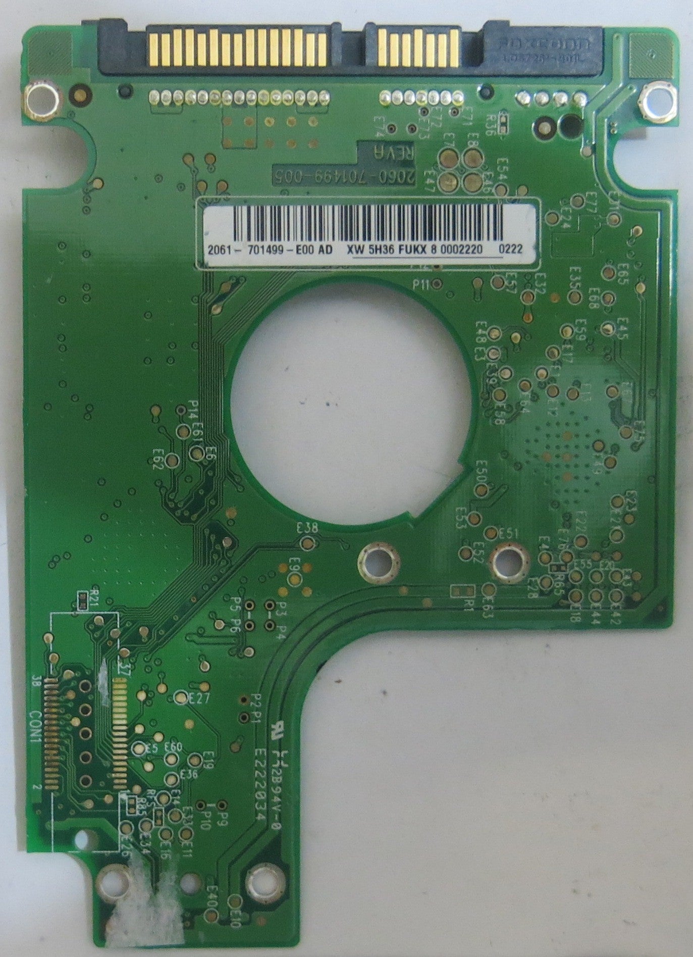 WESTERN DIGITAL WD1600BEVT-75ZCT2 2060-701499-005 REV A PCB
