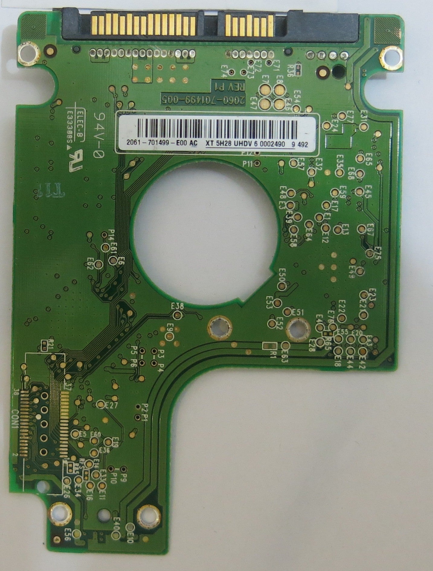 WESTERN DIGITAL WD1600BEVT-75ZCT2 2060-701499-005 REV A PCB