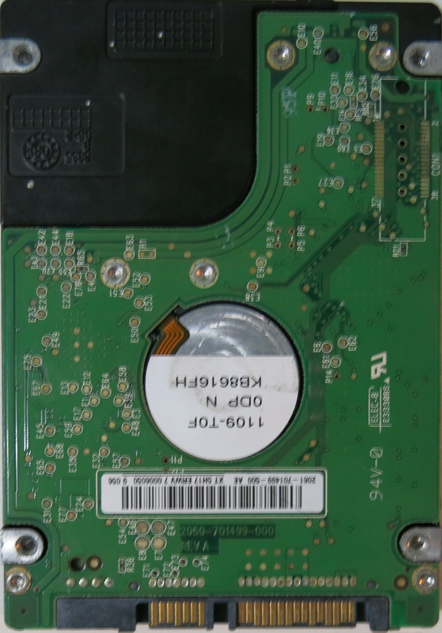 WD1600BEVT75ZCT1 PCB 2060-701499-000 REV A,  160.GB