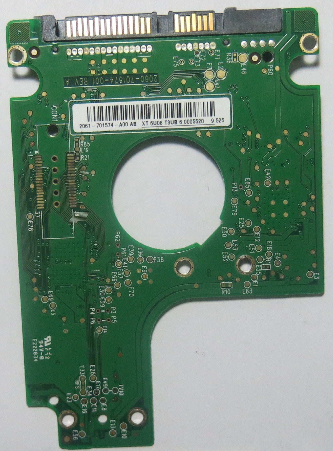 WESTERN DIGITAL WD1600BJKT-75F4T0 2060-701574-001 REV A PCB
