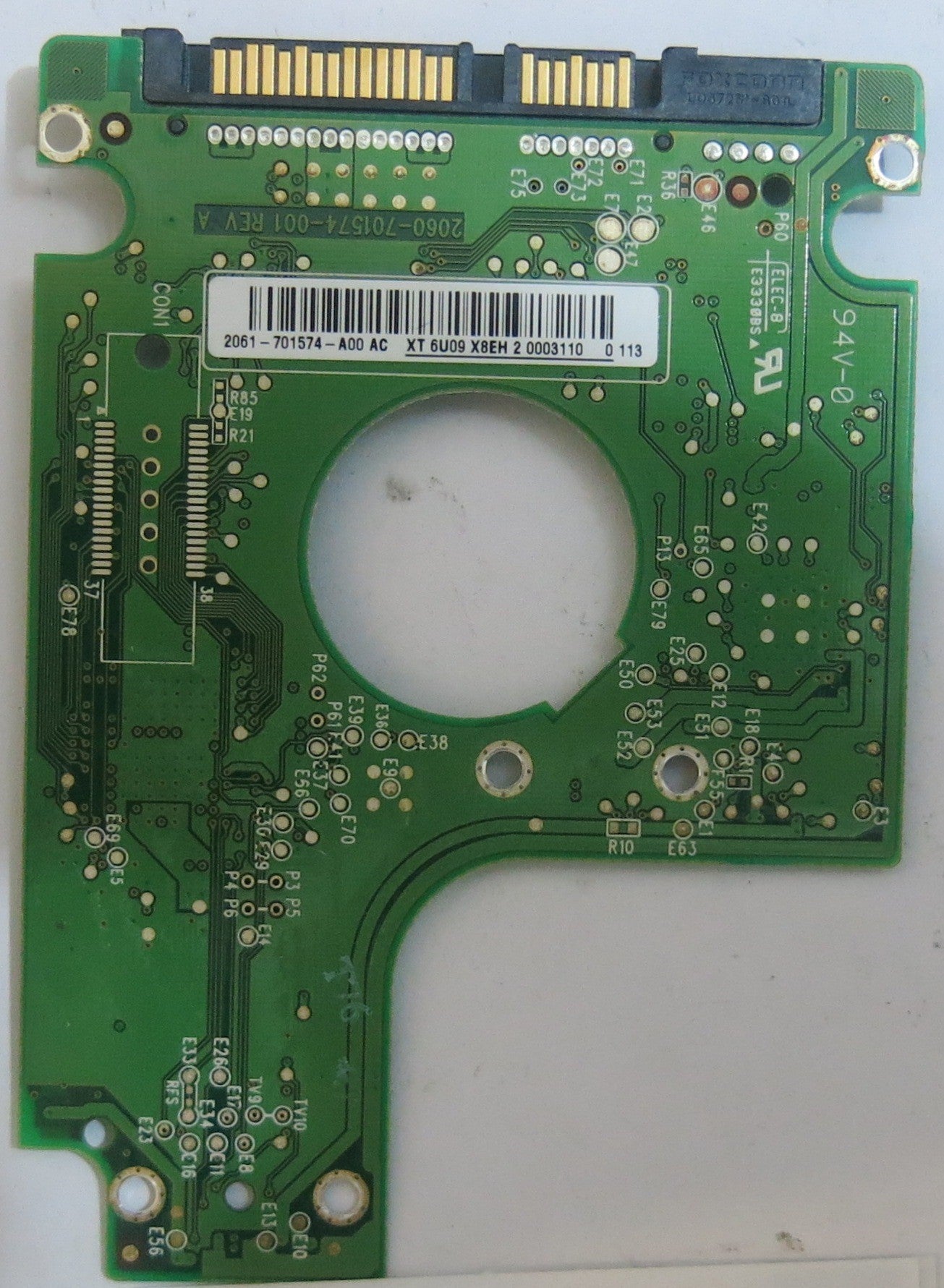 WESTERN DIGITAL WD1600BJKT-75F4T0 2060-701574-001 REV A PCB