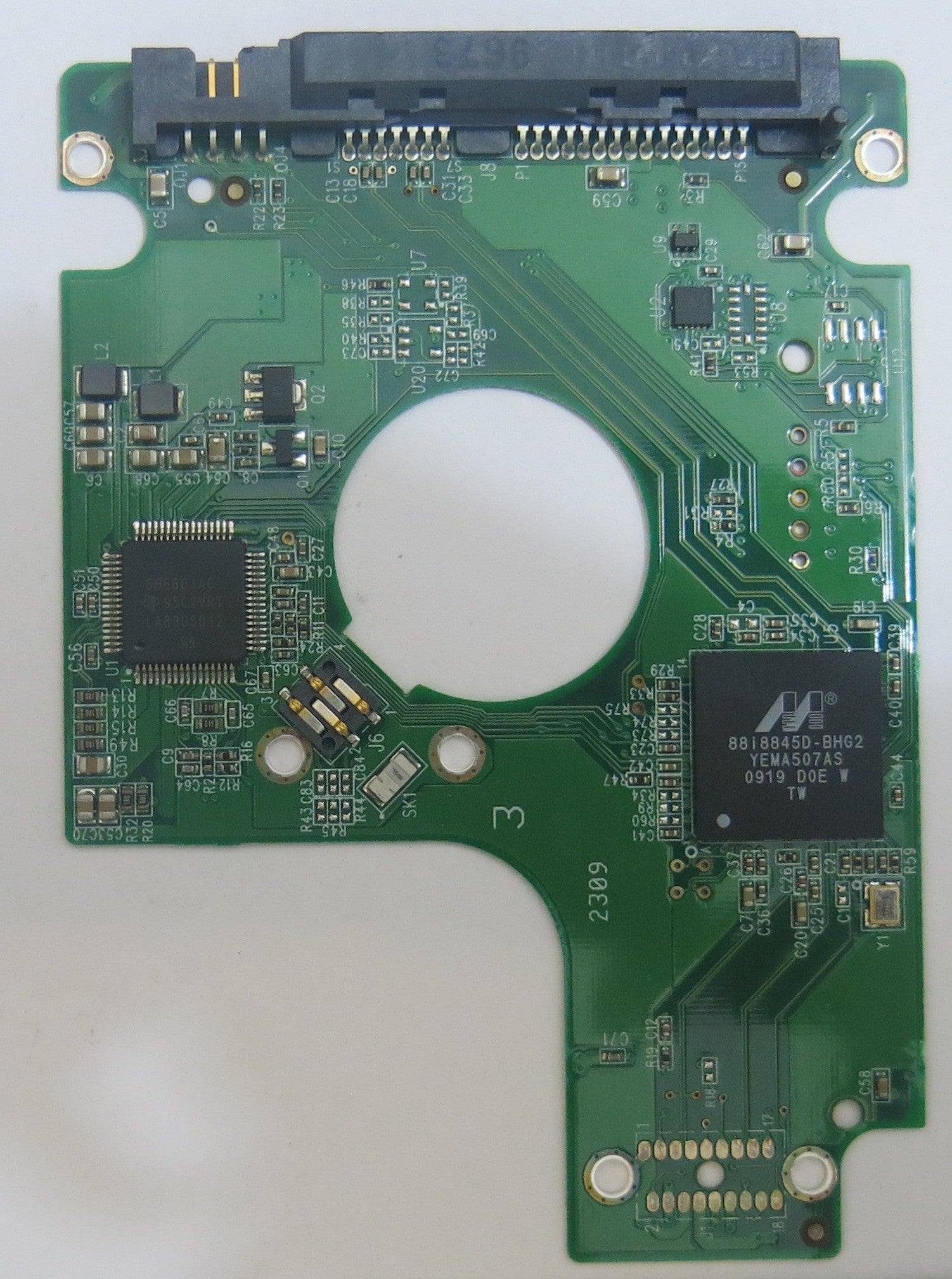 WESTERN DIGITAL WD1600BJKT-75F4T0 2060-701574-001 REV A PCB