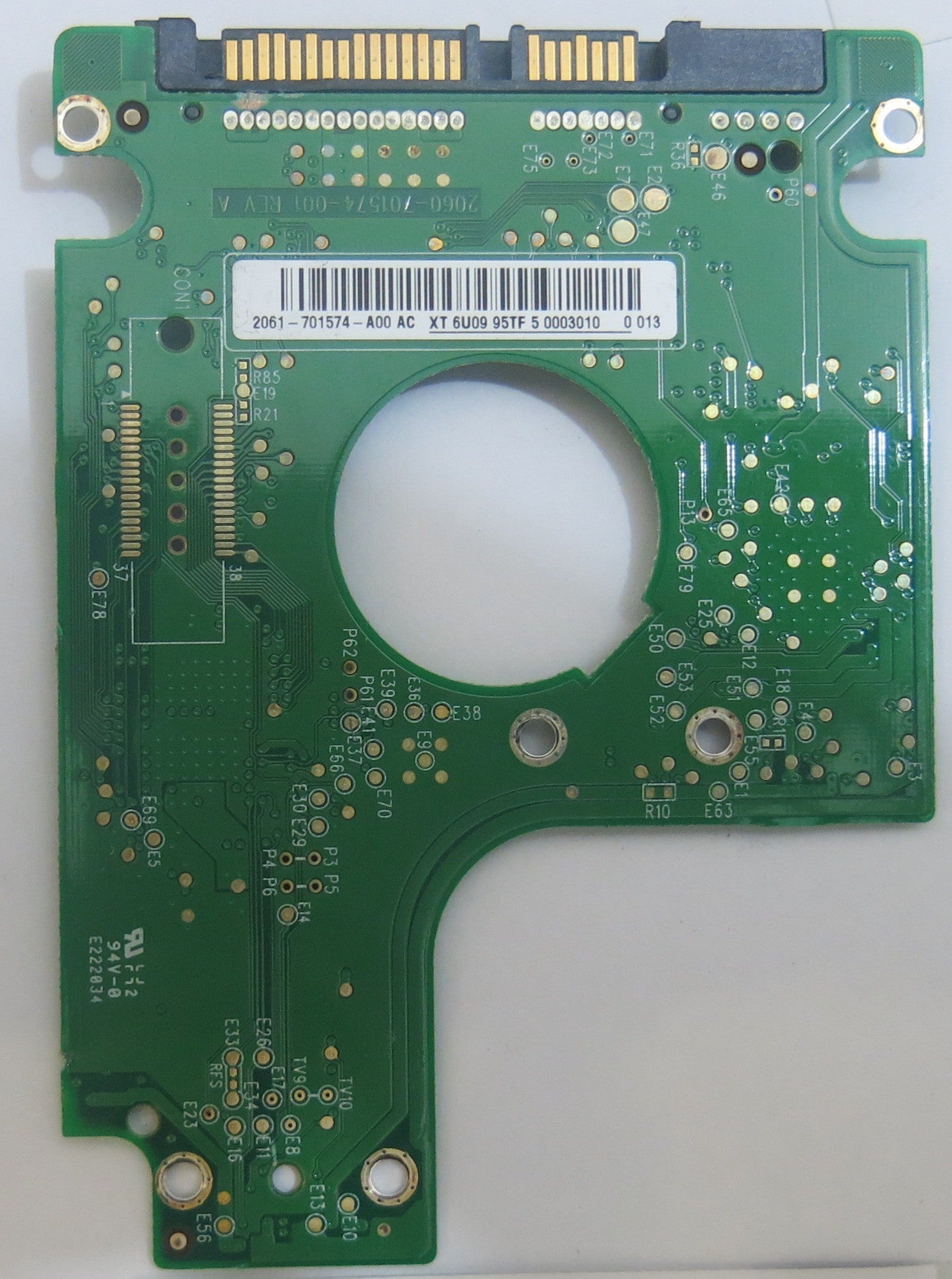 WESTERN DIGITAL WD1600BJKT-75F4T0 2060-701574-001 REV A PCB