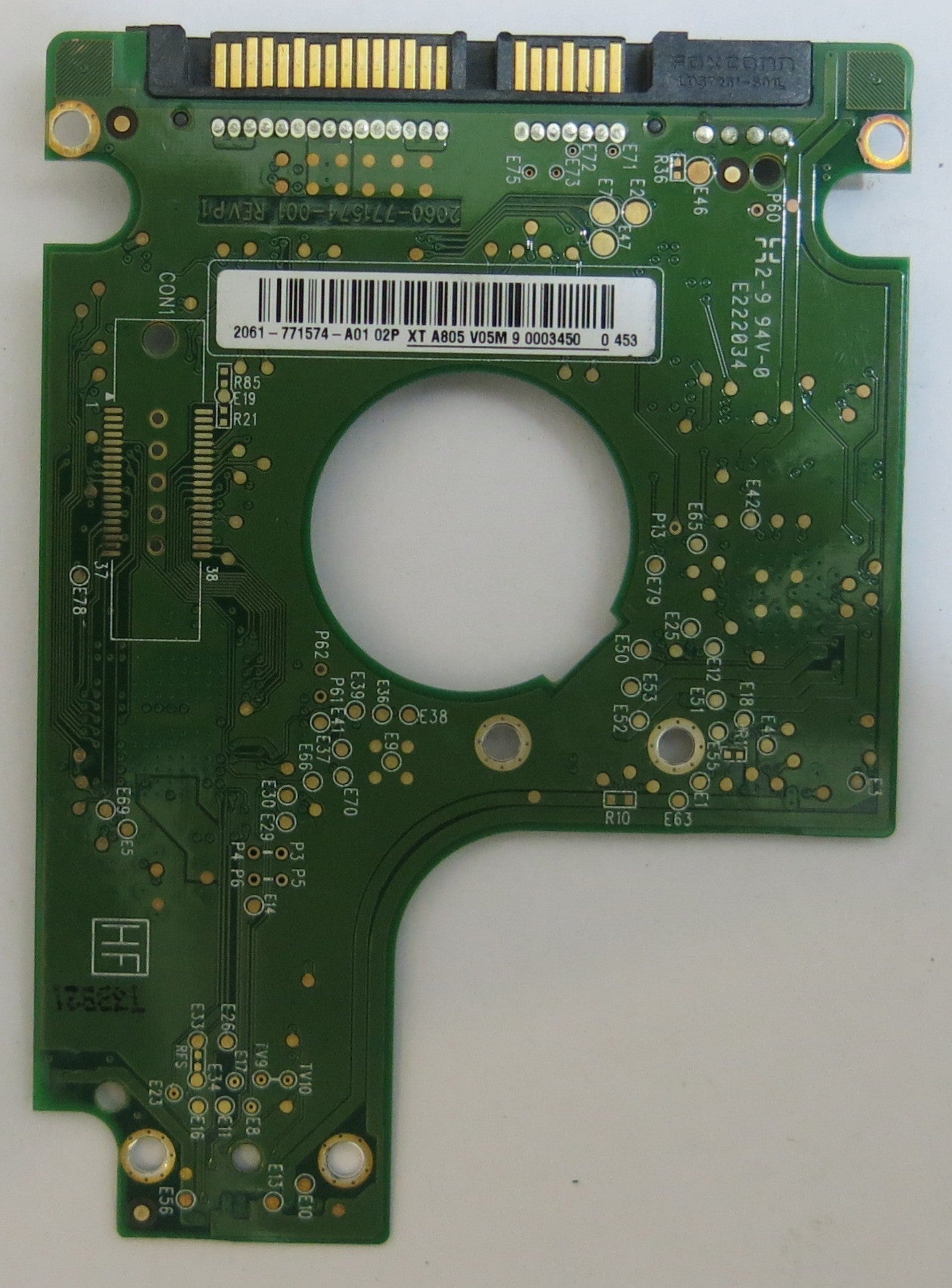 WESTERN DIGITAL WD1600BJKT-75F4T0 2060-771574-001 REV A PCB