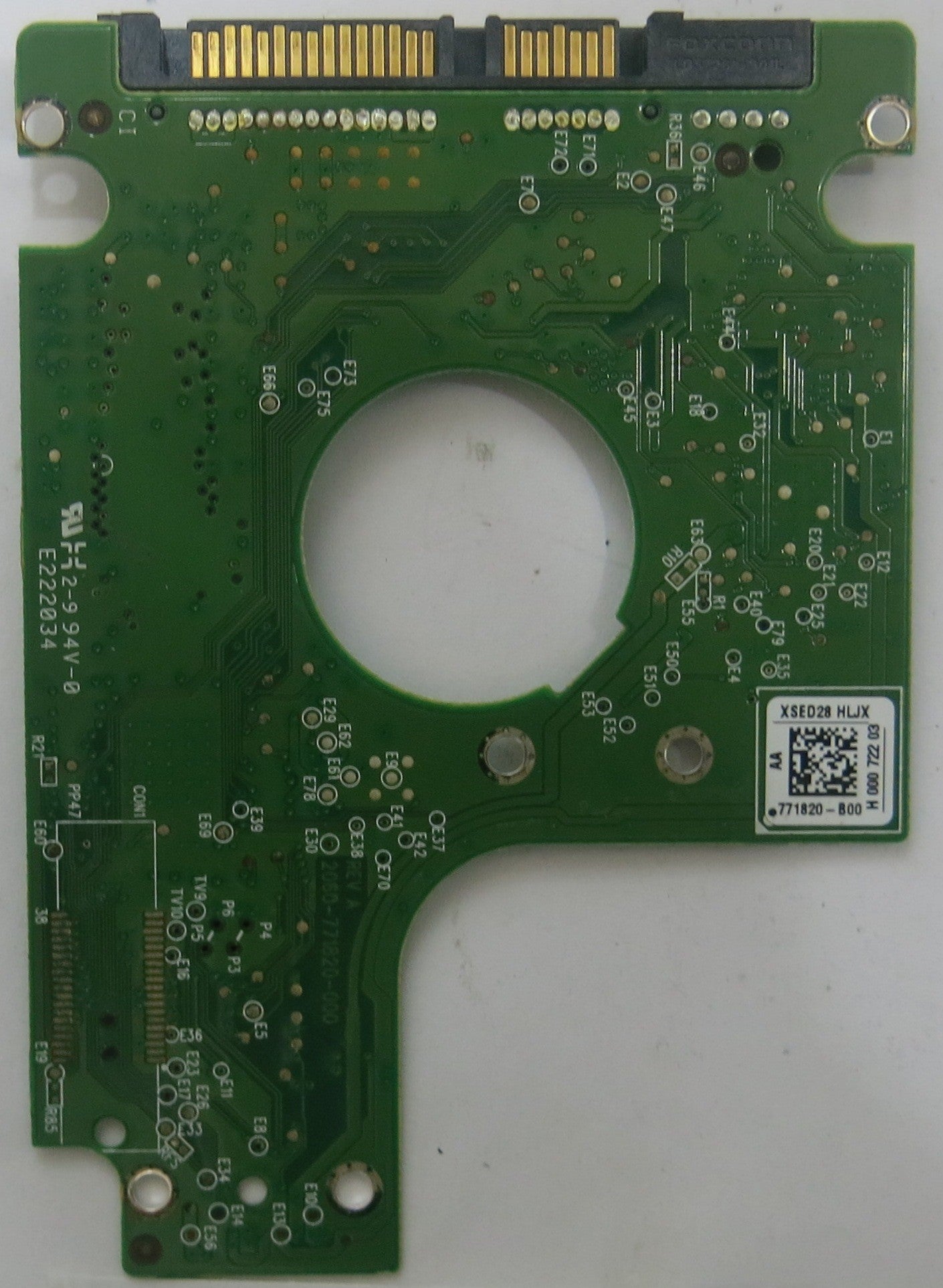 WESTERN DIGITAL WD1600BPVT-11JJ5T0 2060-771820-000 REV A PCB