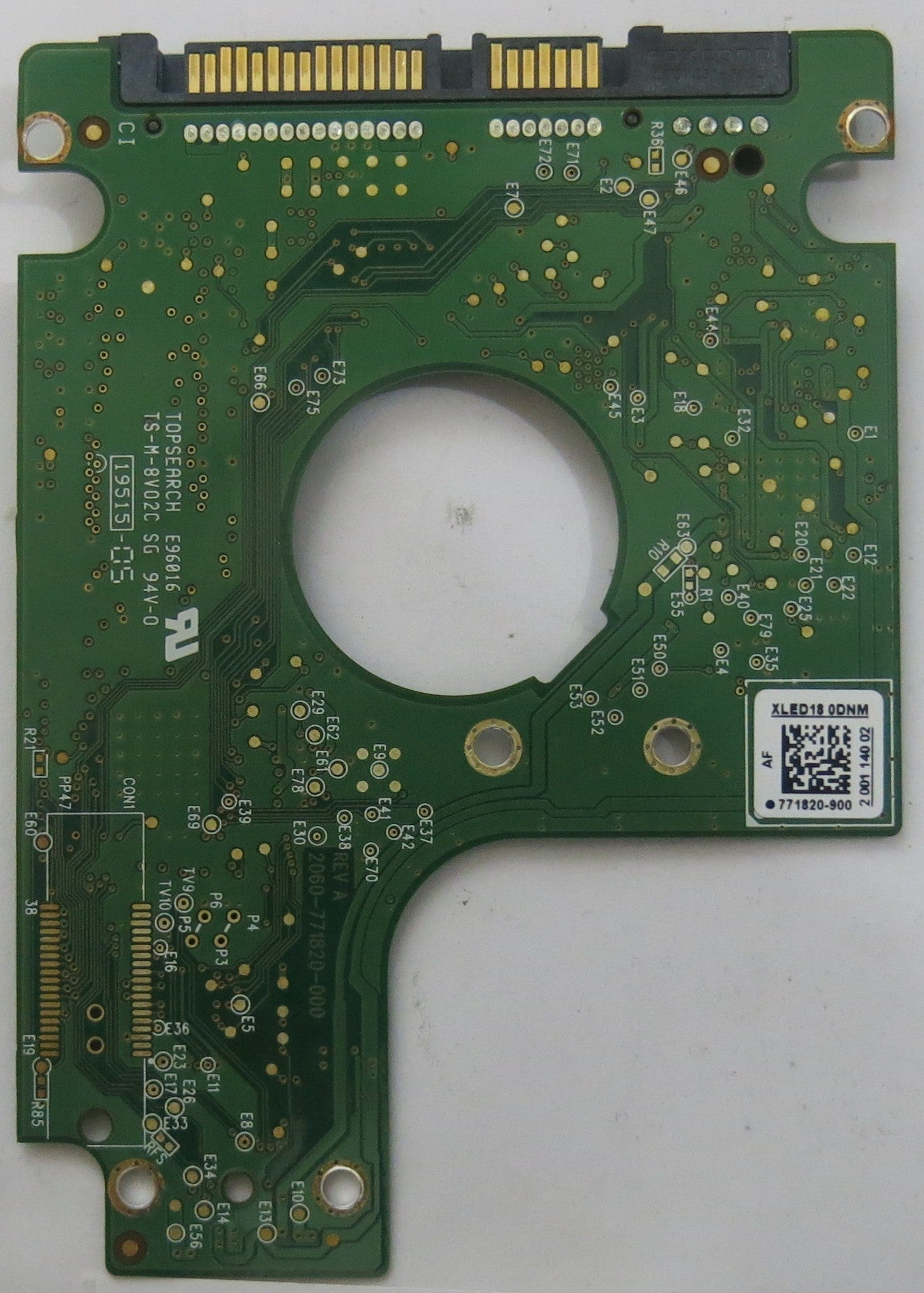 WESTERN DIGITAL WD1600BPVT-11JJ5T0 2060-771820-000 REV A PCB