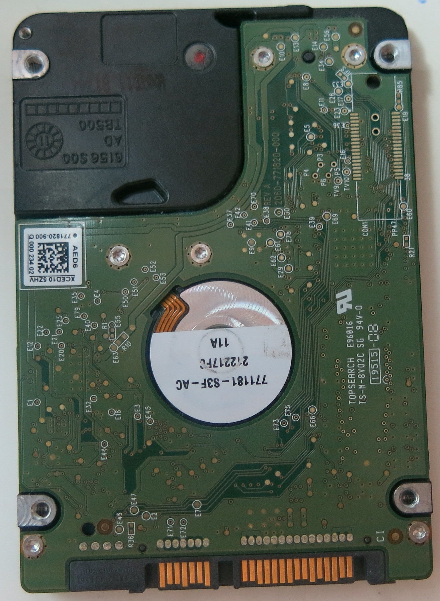WESTERN DIGITAL WD1600BPVT-11JJ5T0 DCM SHMTJAK 160GB