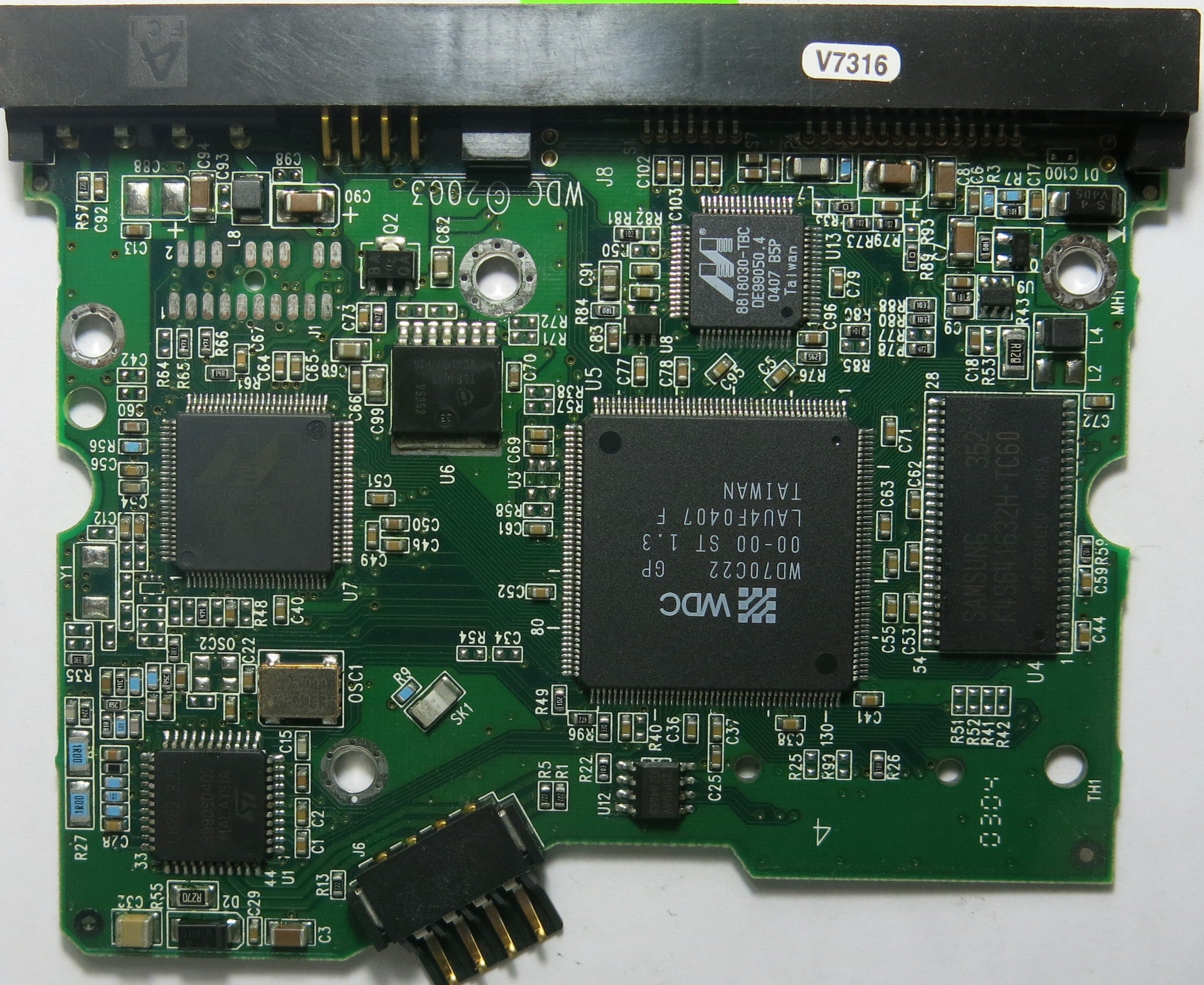WESTERN DIGITAL WD1600JD-22FYB0 2060-001215-003 REV A PCB
