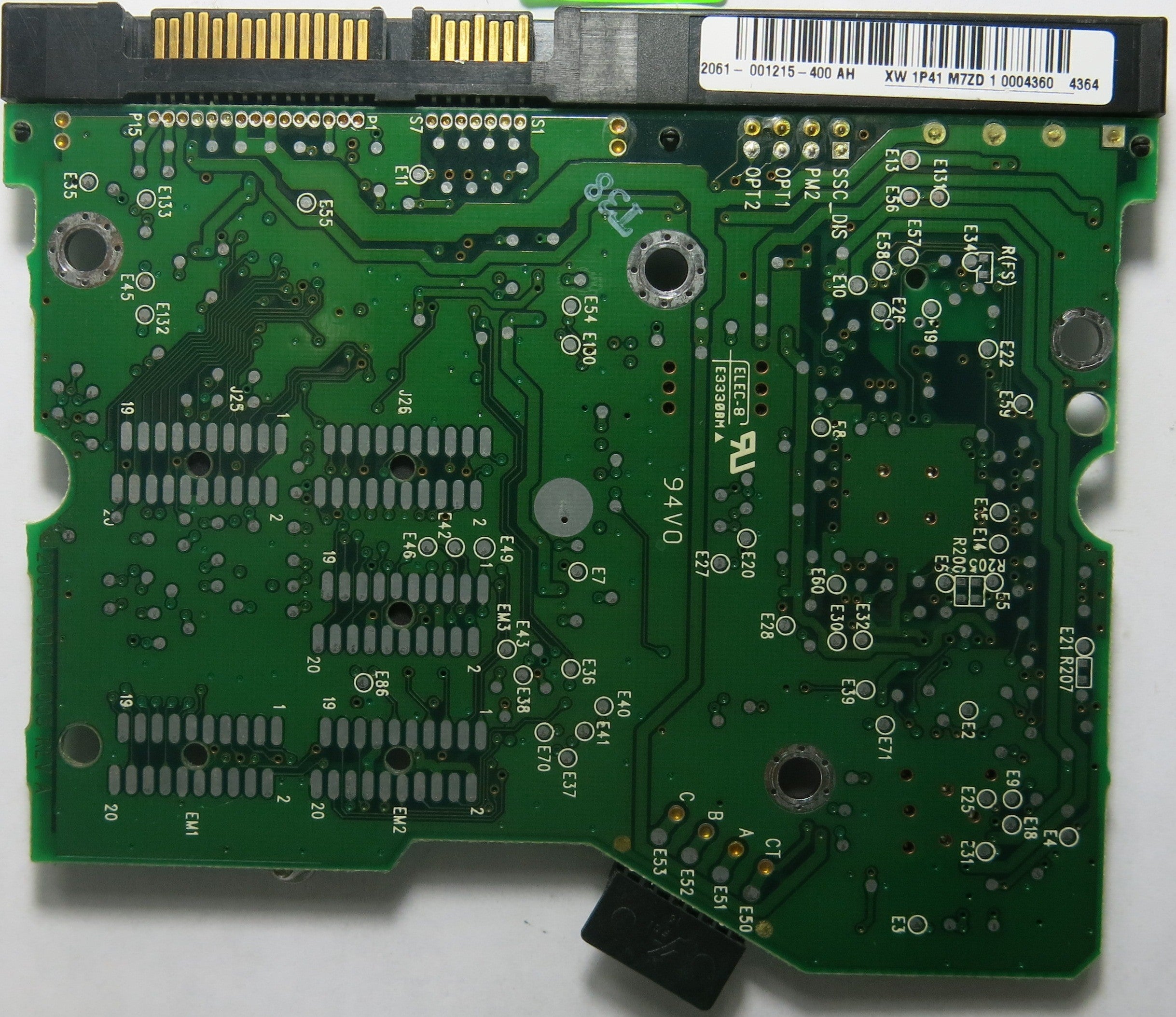 WESTERN DIGITAL WD1600JD-22FYB0 2060-001215-003 REV A PCB