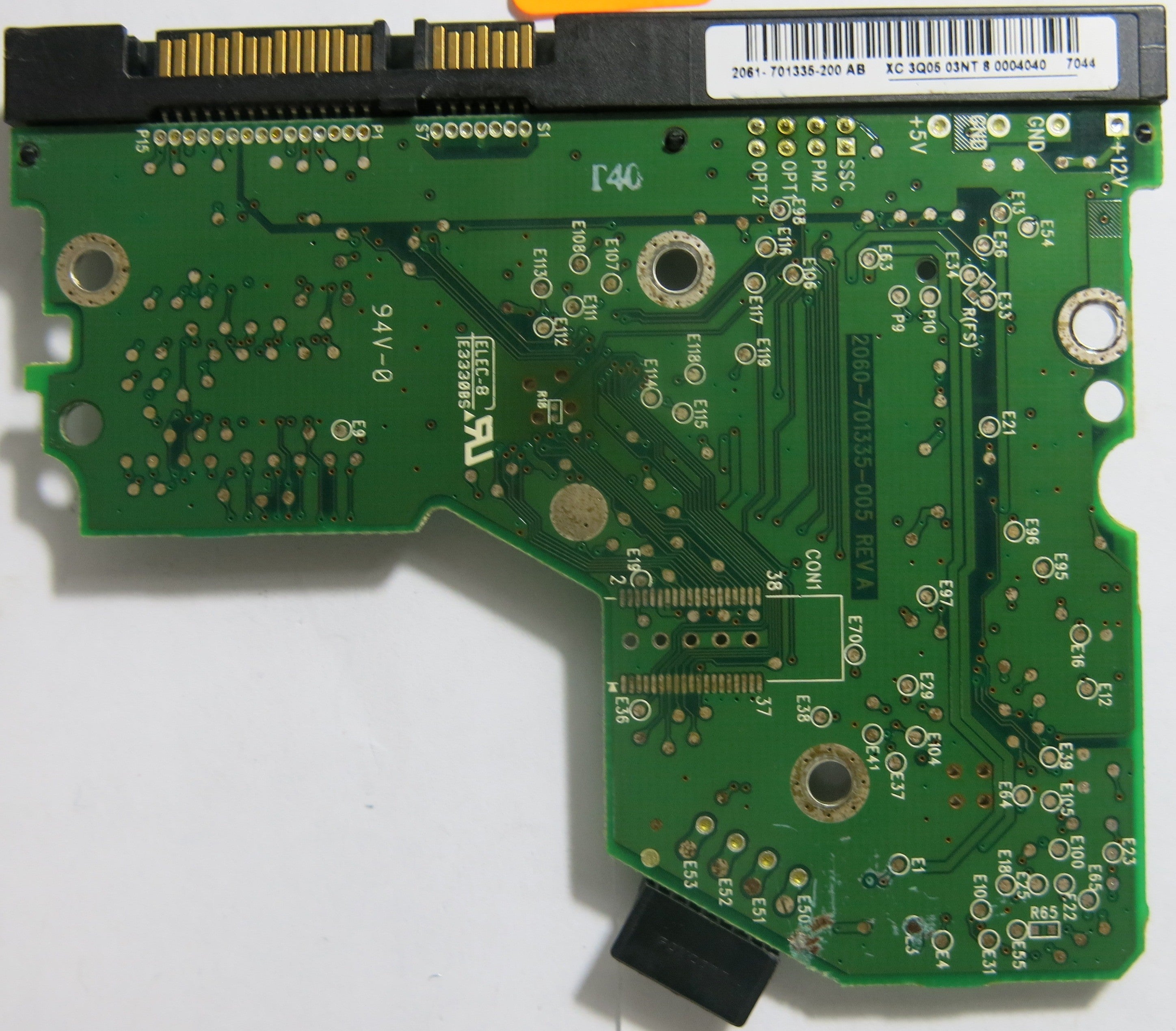 WESTERN DIGITAL WD1600JS-00SGB0 2060-701335-005 REV A PCB