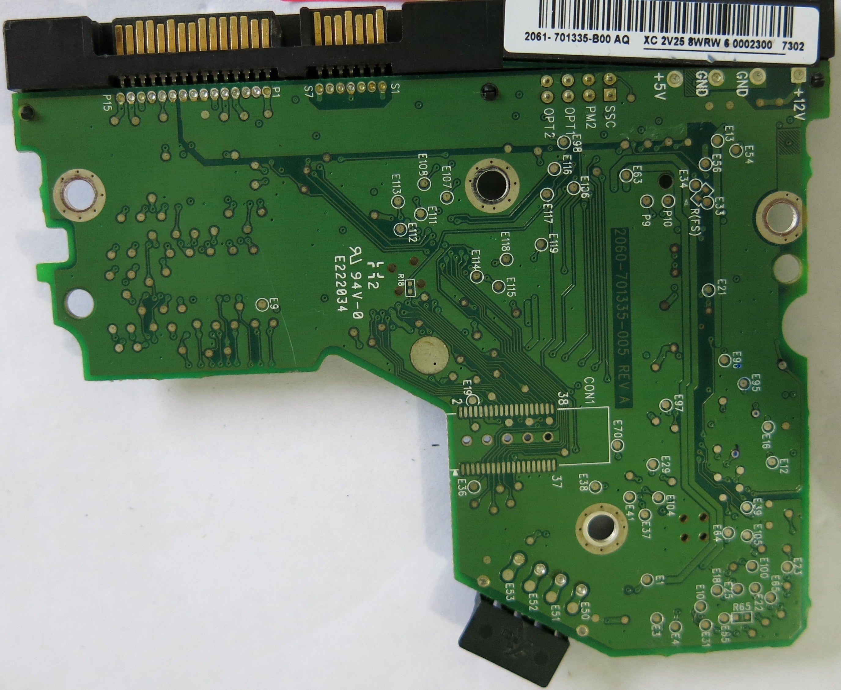 WESTERN DIGITAL WD1600JS-61MHB1 2060-701335-005 REV A PCB