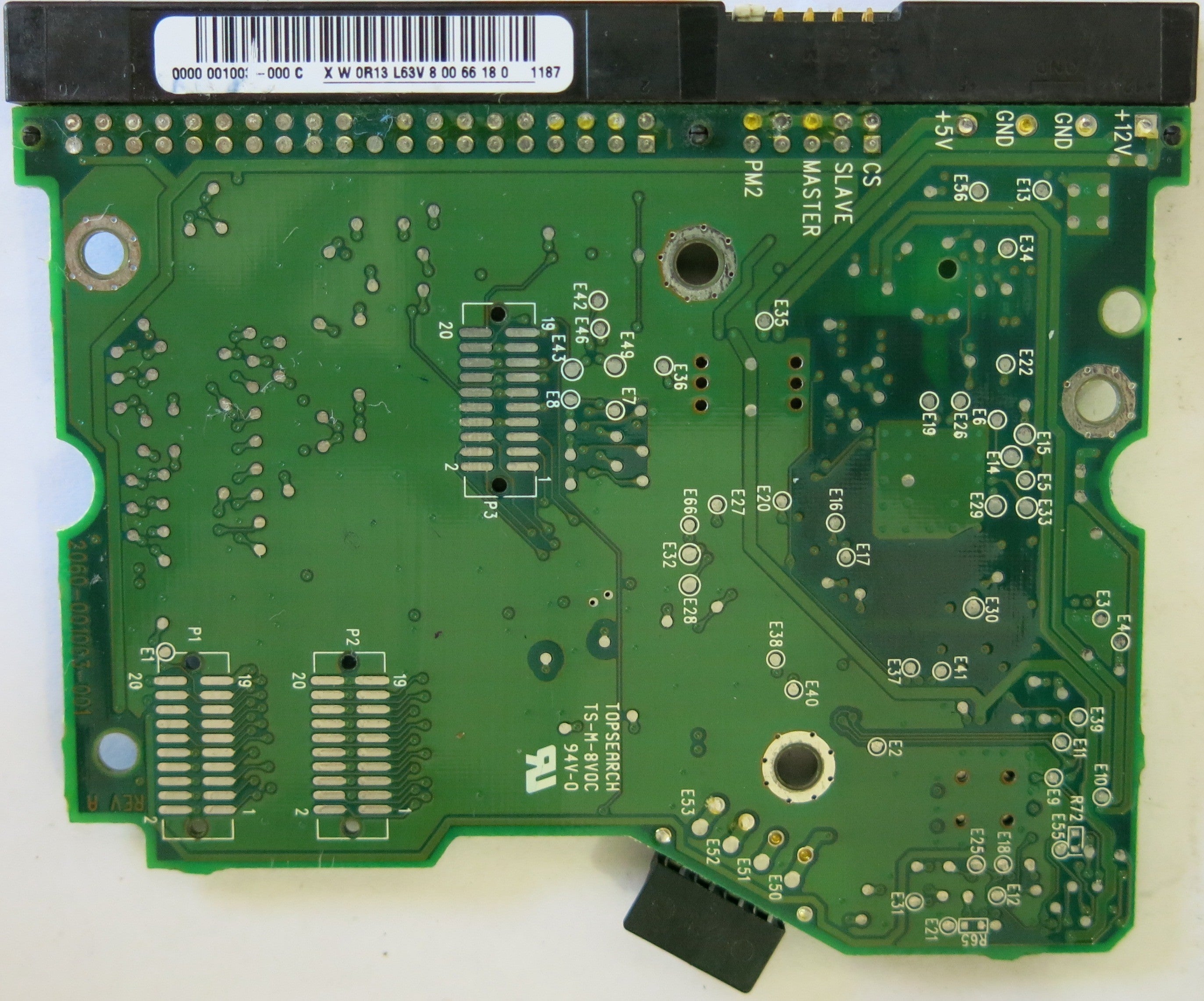 WESTERN DIGITAL WD200BB-00AUA1 2060-001003-001 REV A PCB