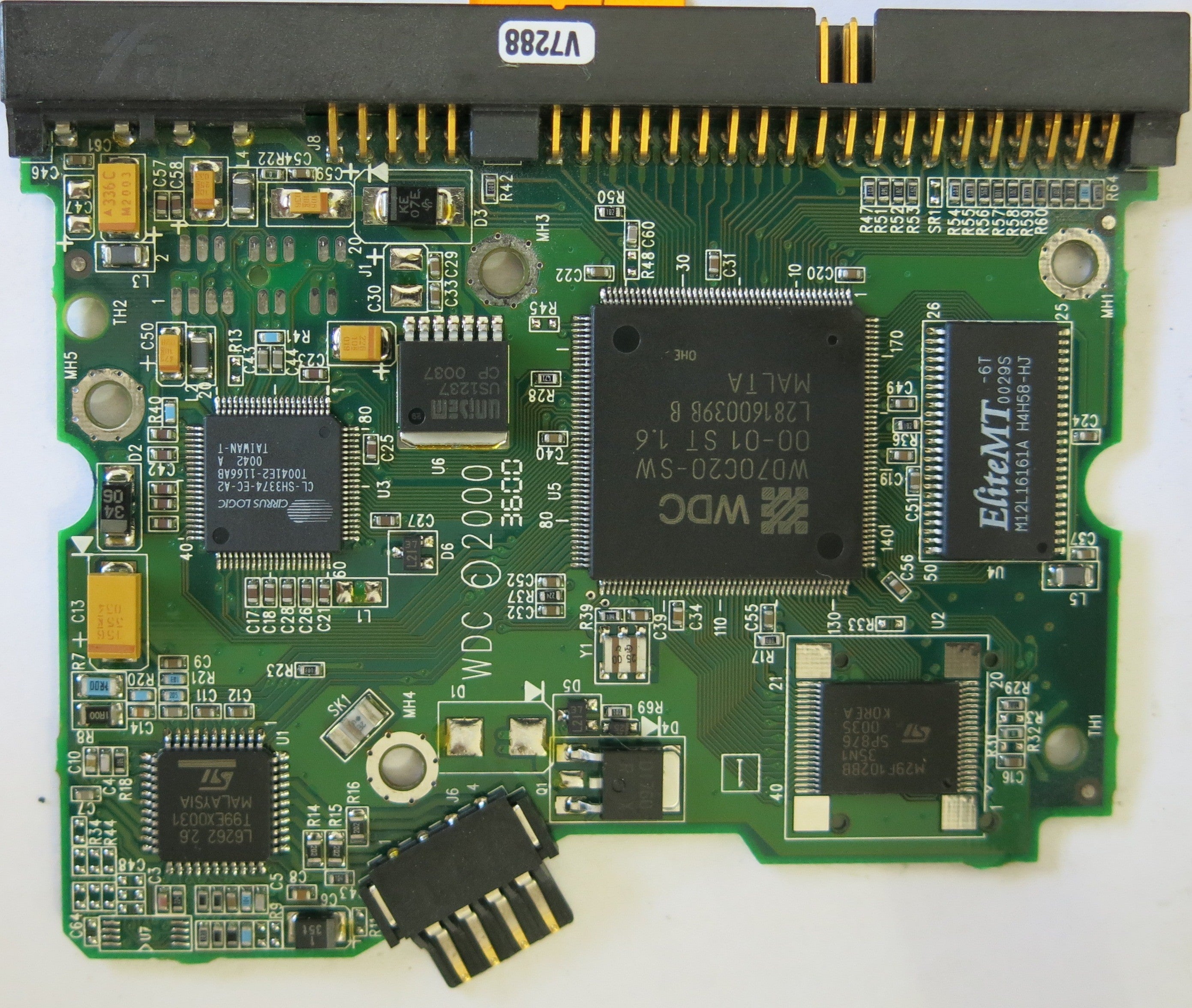 WESTERN DIGITAL WD200BB-00AUA1 2060-001003-001 REV A PCB