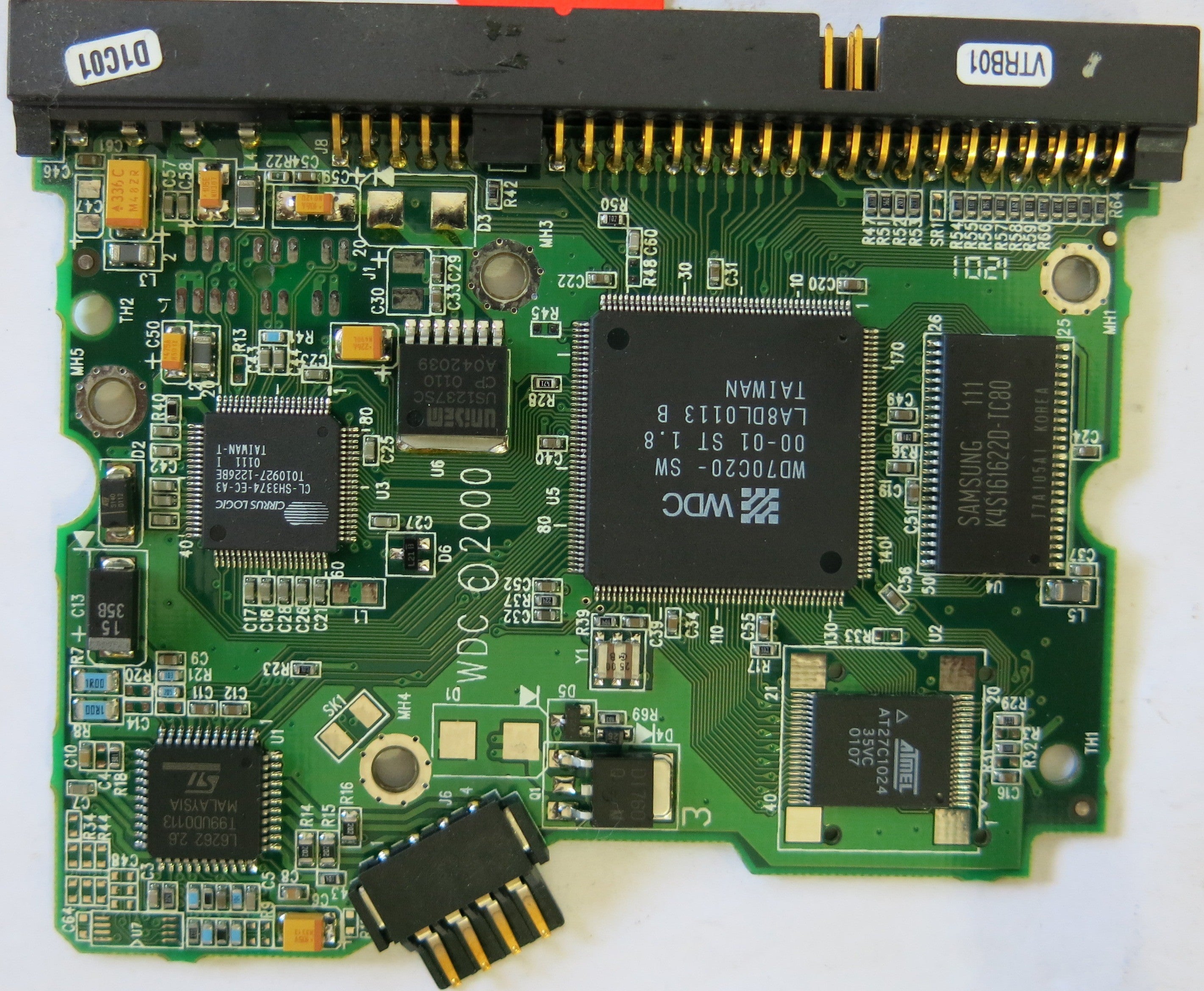 WESTERN DIGITAL WD200BB-60AUA1 2060-001003-001 REV A PCB