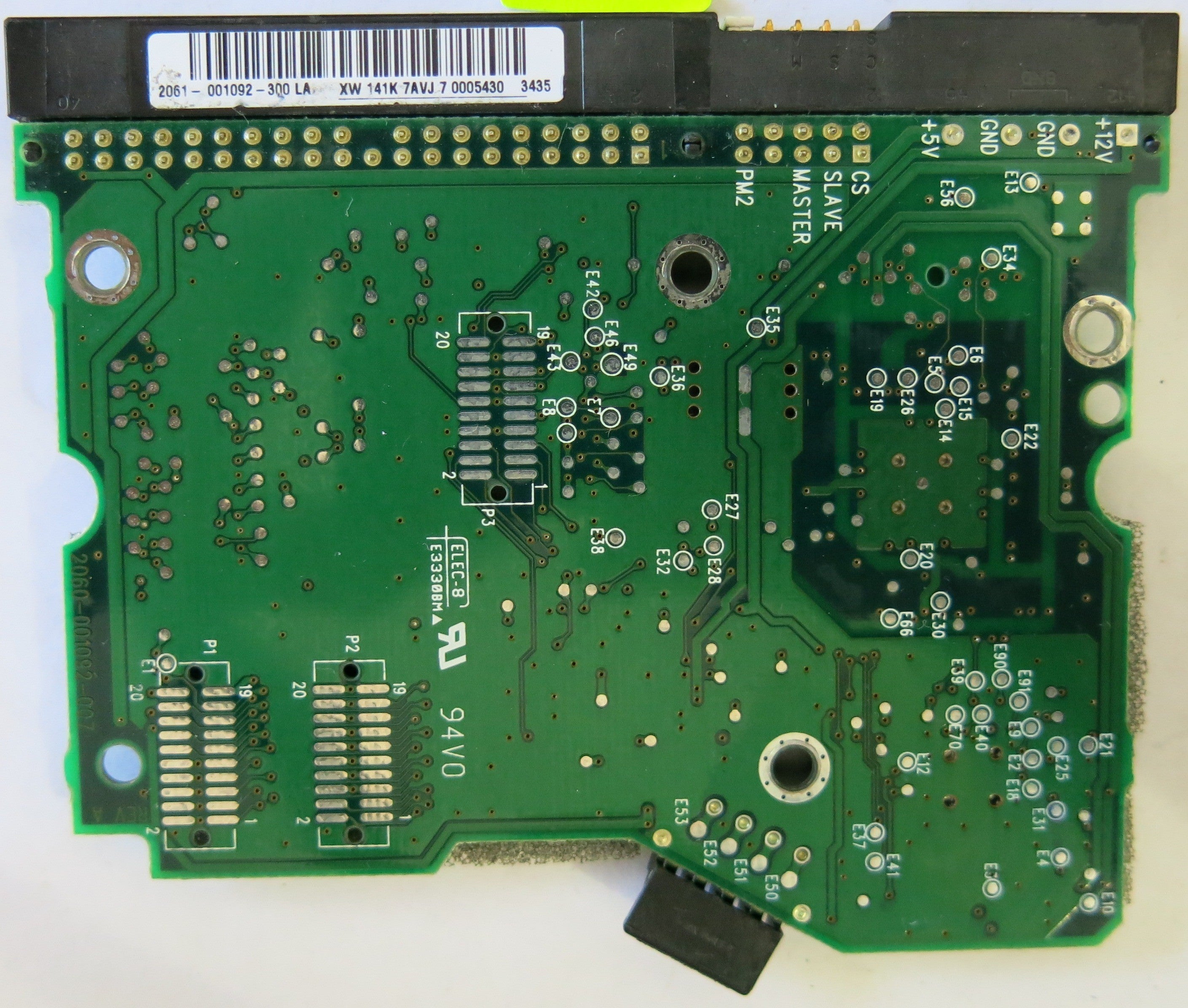 WESTERN DIGITAL WD200BB-75AA0 2060-001092-007 REV A PCB