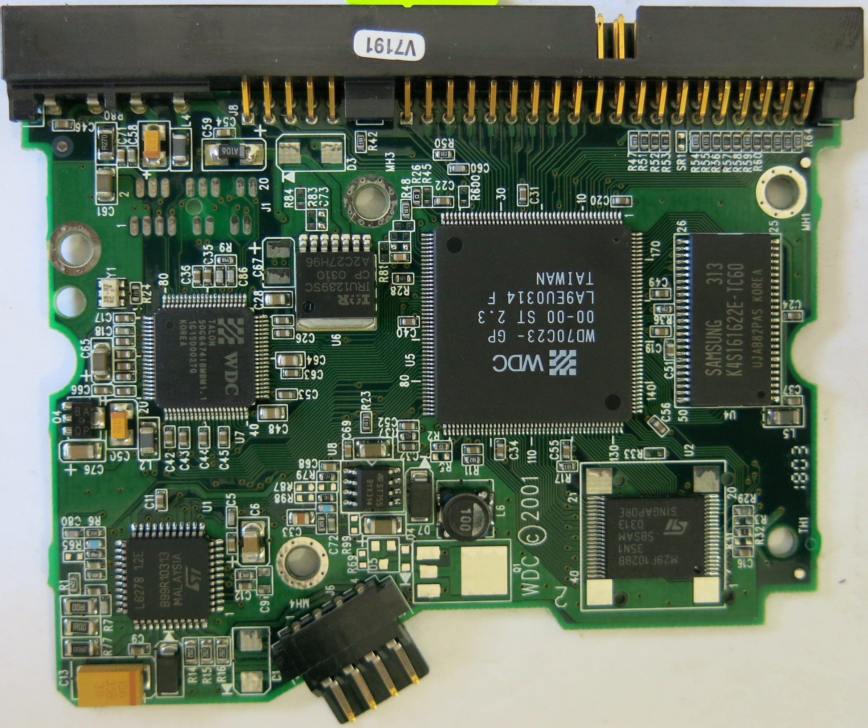 WESTERN DIGITAL WD200BB-75AA0 2060-001092-007 REV A PCB