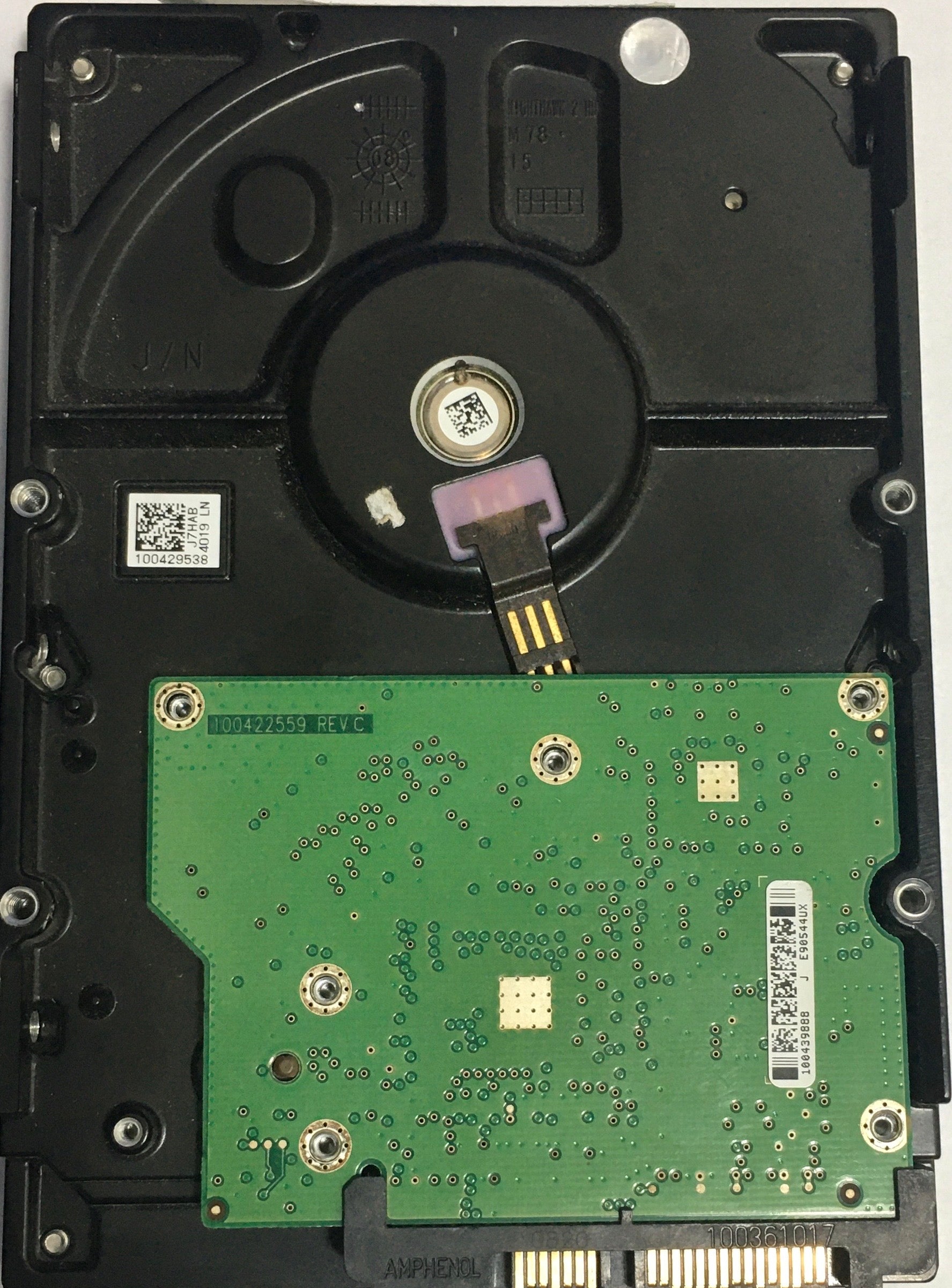 ST3160215SCE,  P/N:9CZ112-180,  FW:3.ACB,  Serial:6RX5E7TK,  160GB 3.5,  PCB:100422559- REV C