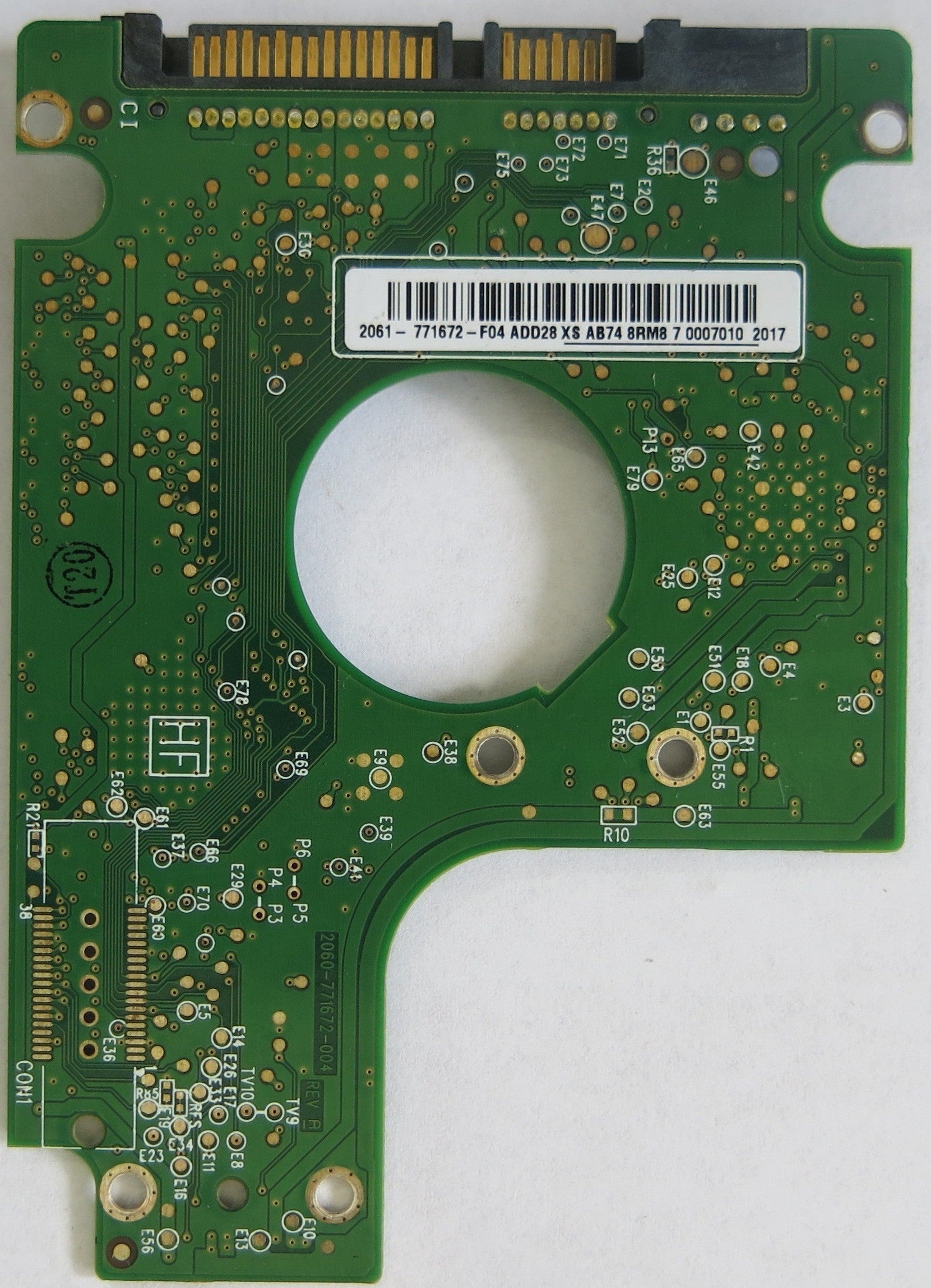 WESTERN DIGITAL WD2500BEKT-60A25T1 DCM HHCTJHB  2060-771672-004 REV A PCB