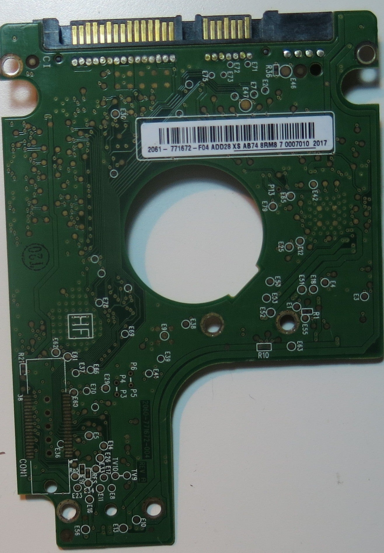 WESTERN DIGITAL WD2500BEKT-60A25T1,  PCB