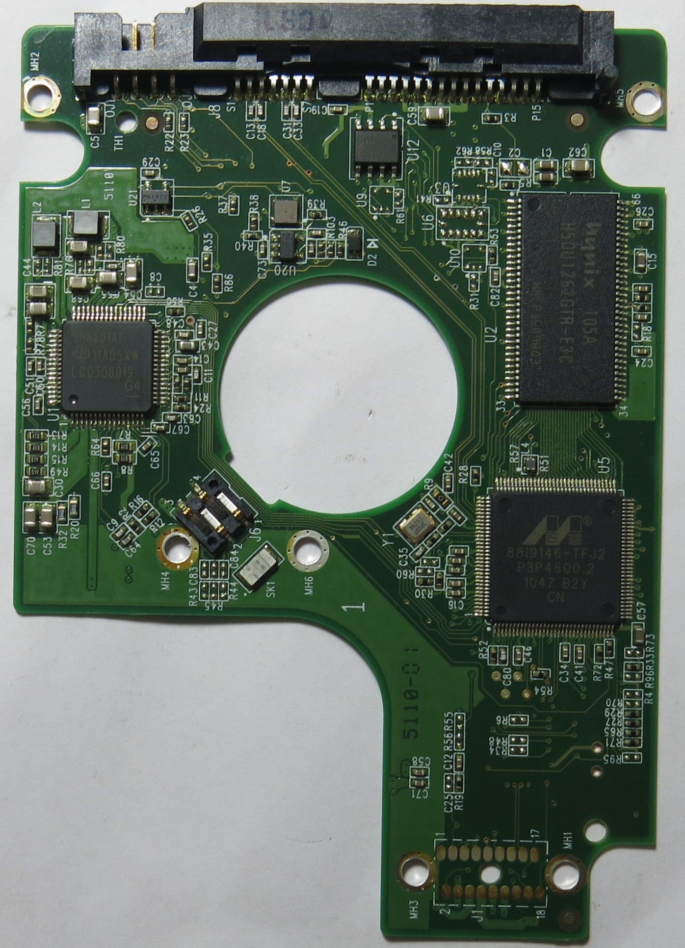 WESTERN DIGITAL WD2500BEKT-60PVMT0 2060-771692-005 PCB