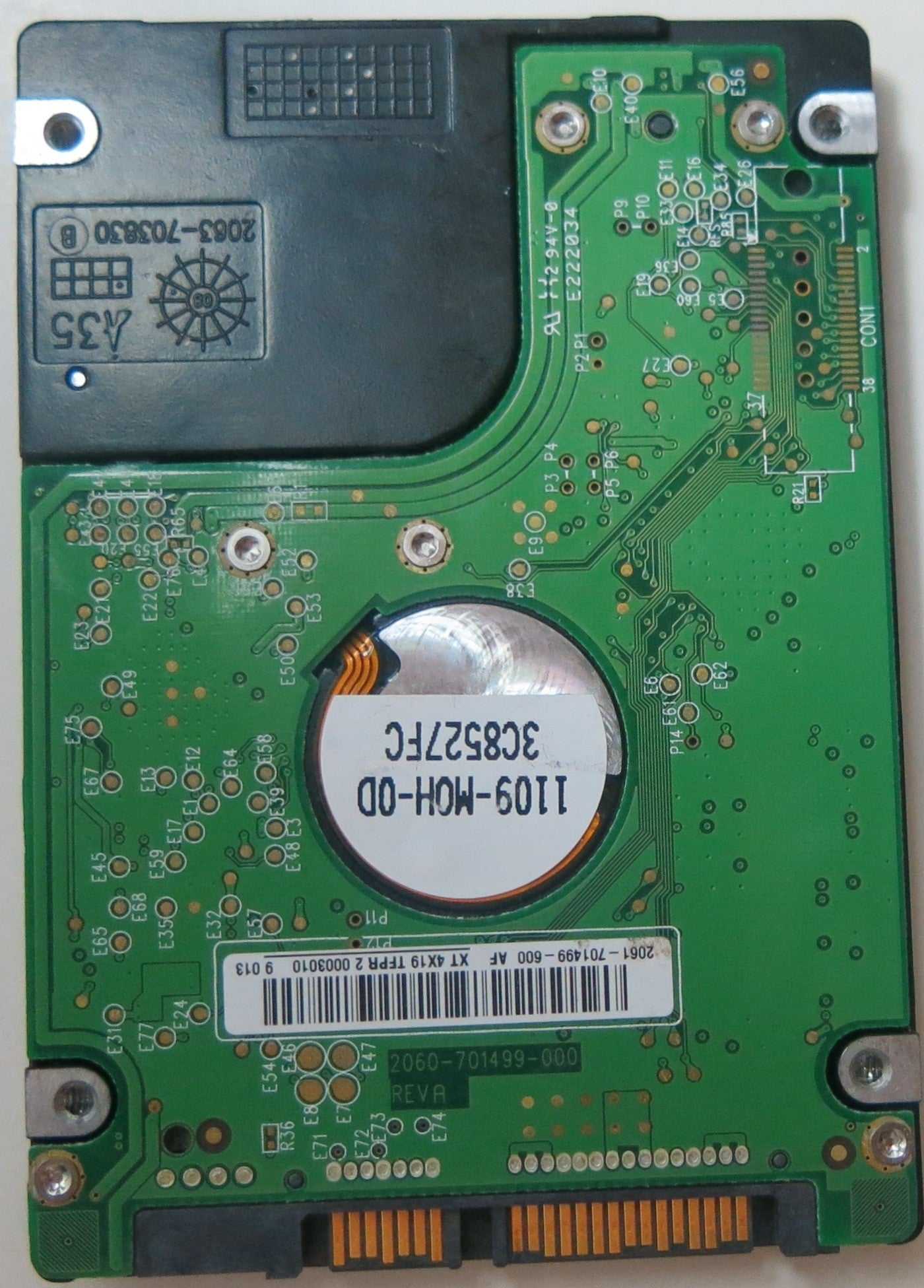 WD2500BEVS-75UST0 DCM FBCT2ANB 250GB