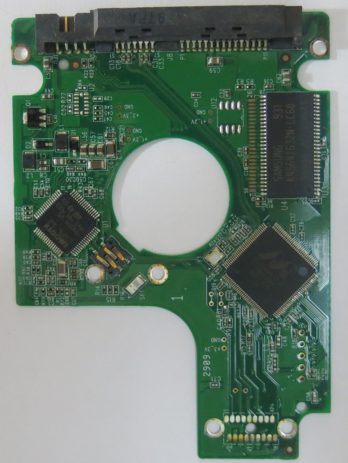 WESTERN DIGITAL WD2500BEVT-00ZCT0 2060-701499-005 REV A PCB