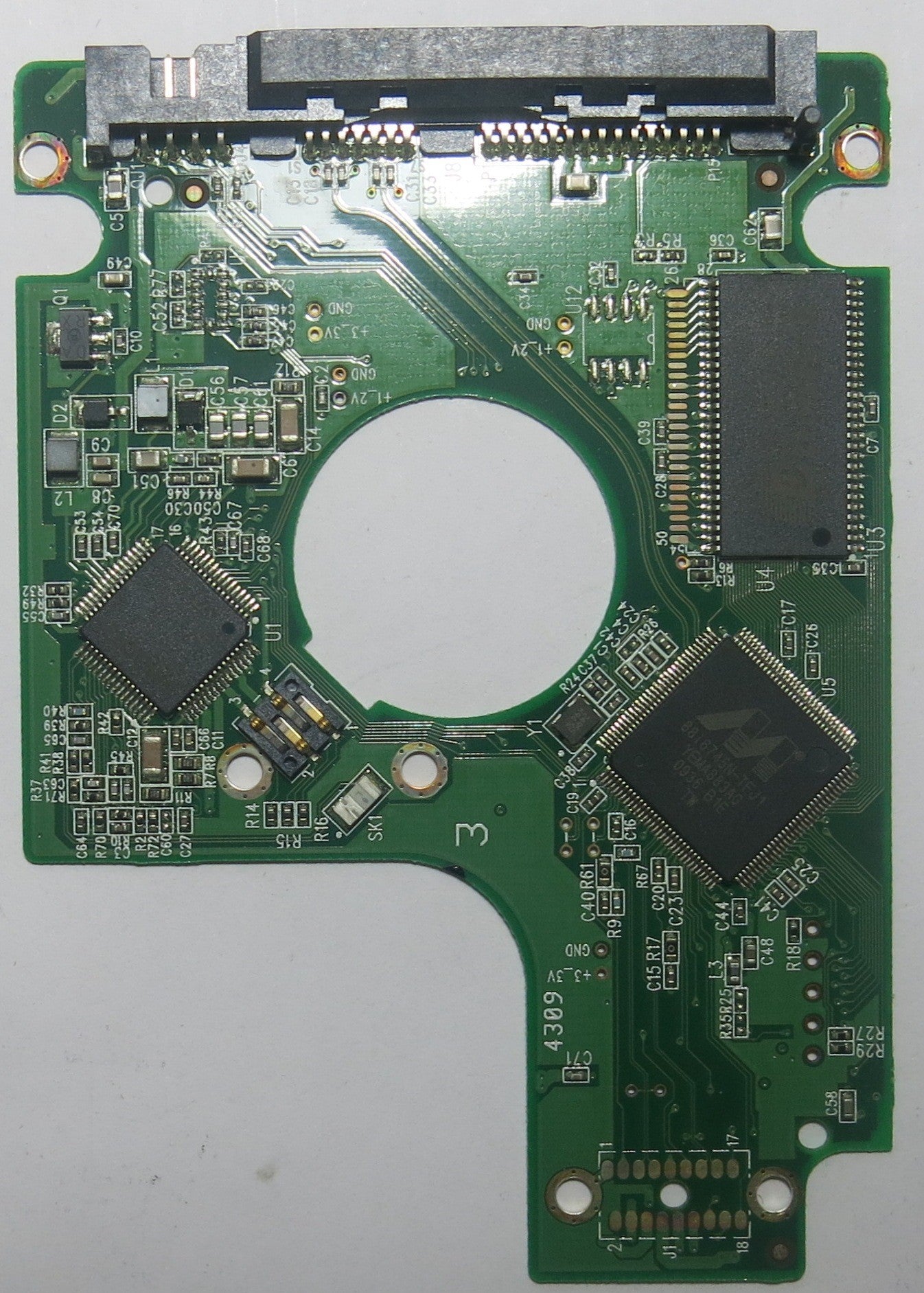 WESTERN DIGITAL WD2500BEVT-22ZCT0 2060-701499-005 REV A PCB