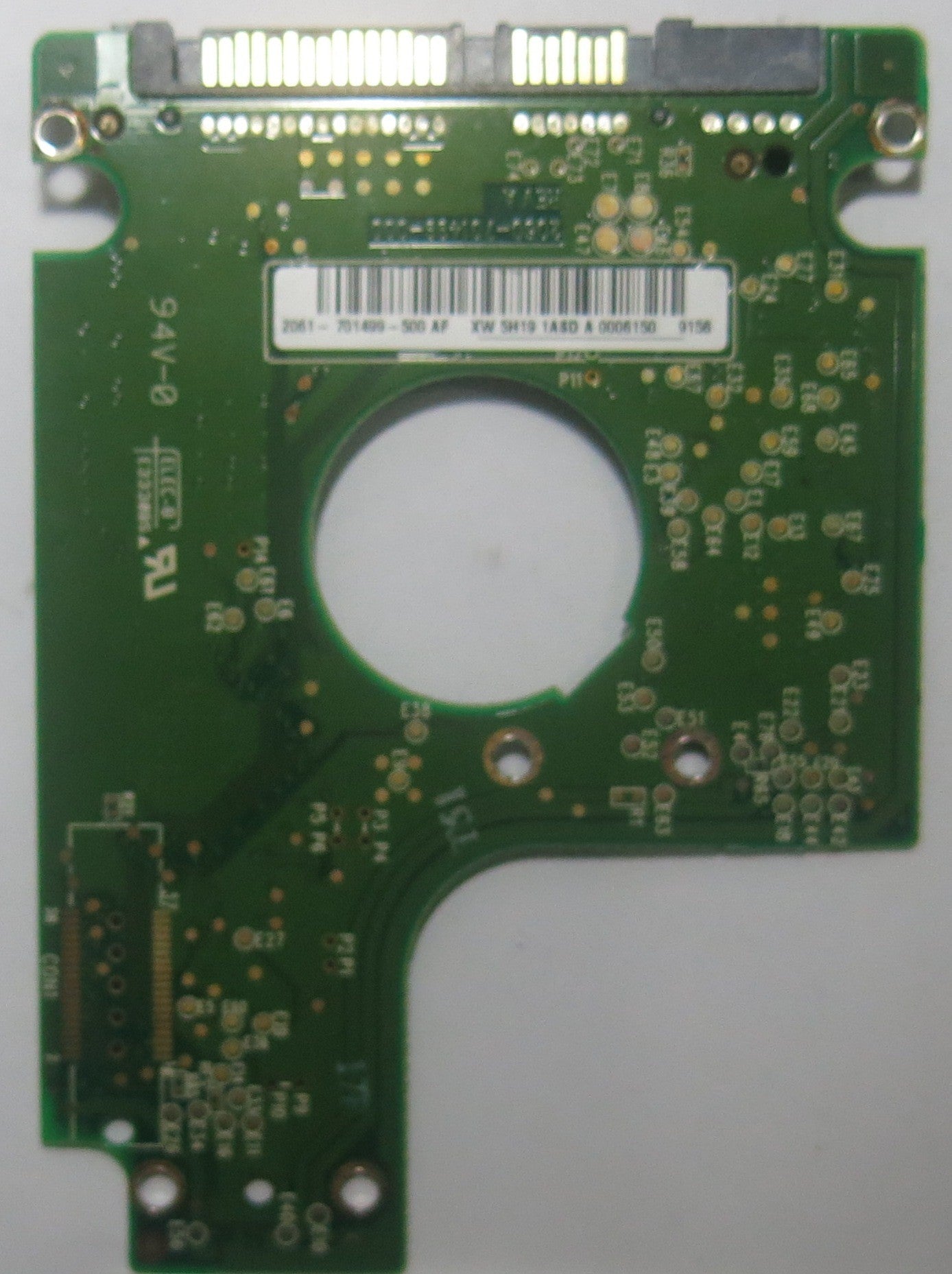 WESTERN DIGITAL WD2500BEVT-75ZCT2 2060-701499-000 REV A PCB