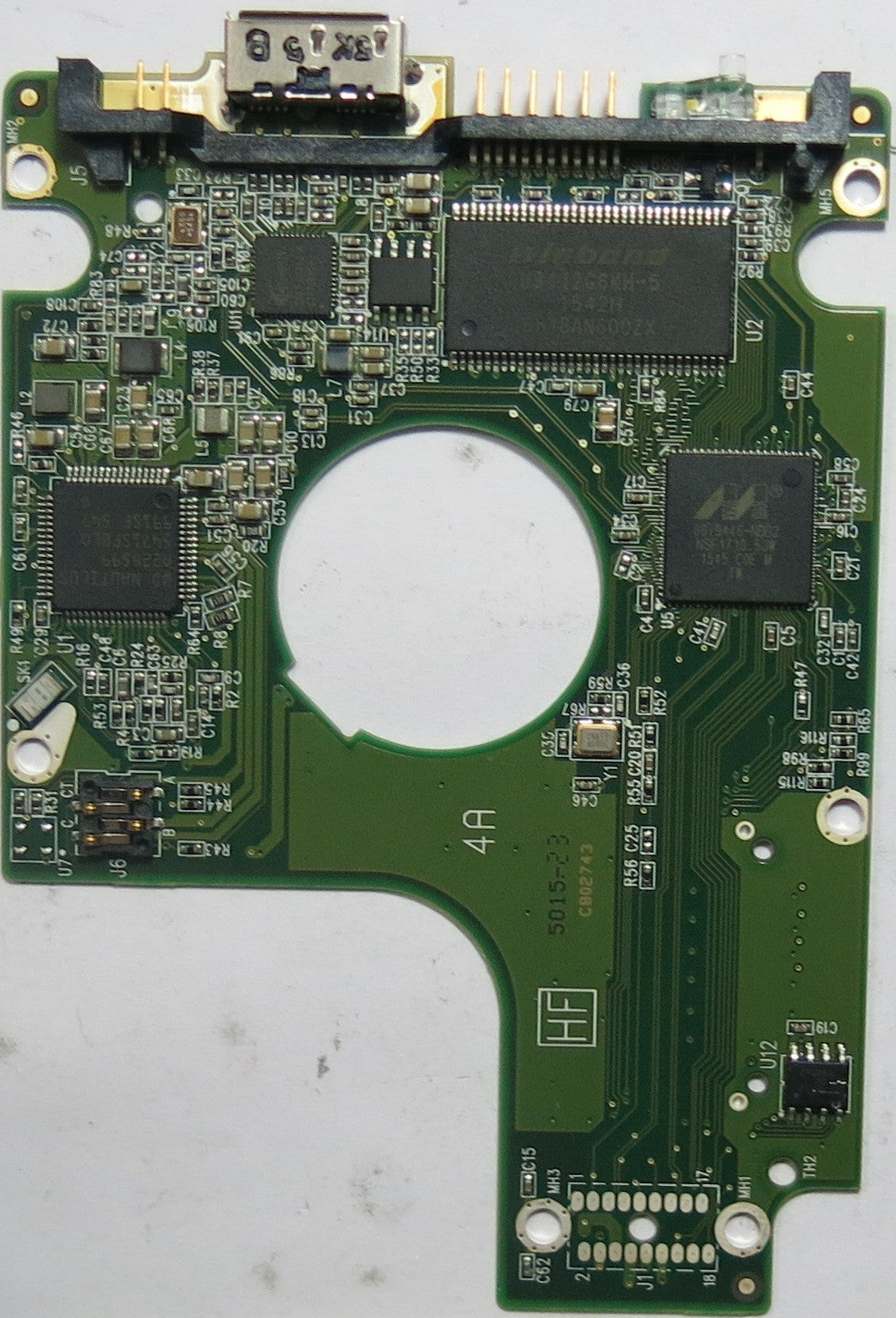 WESTERN DIGITAL WD2500BEVT'75ZCT2,  PCB