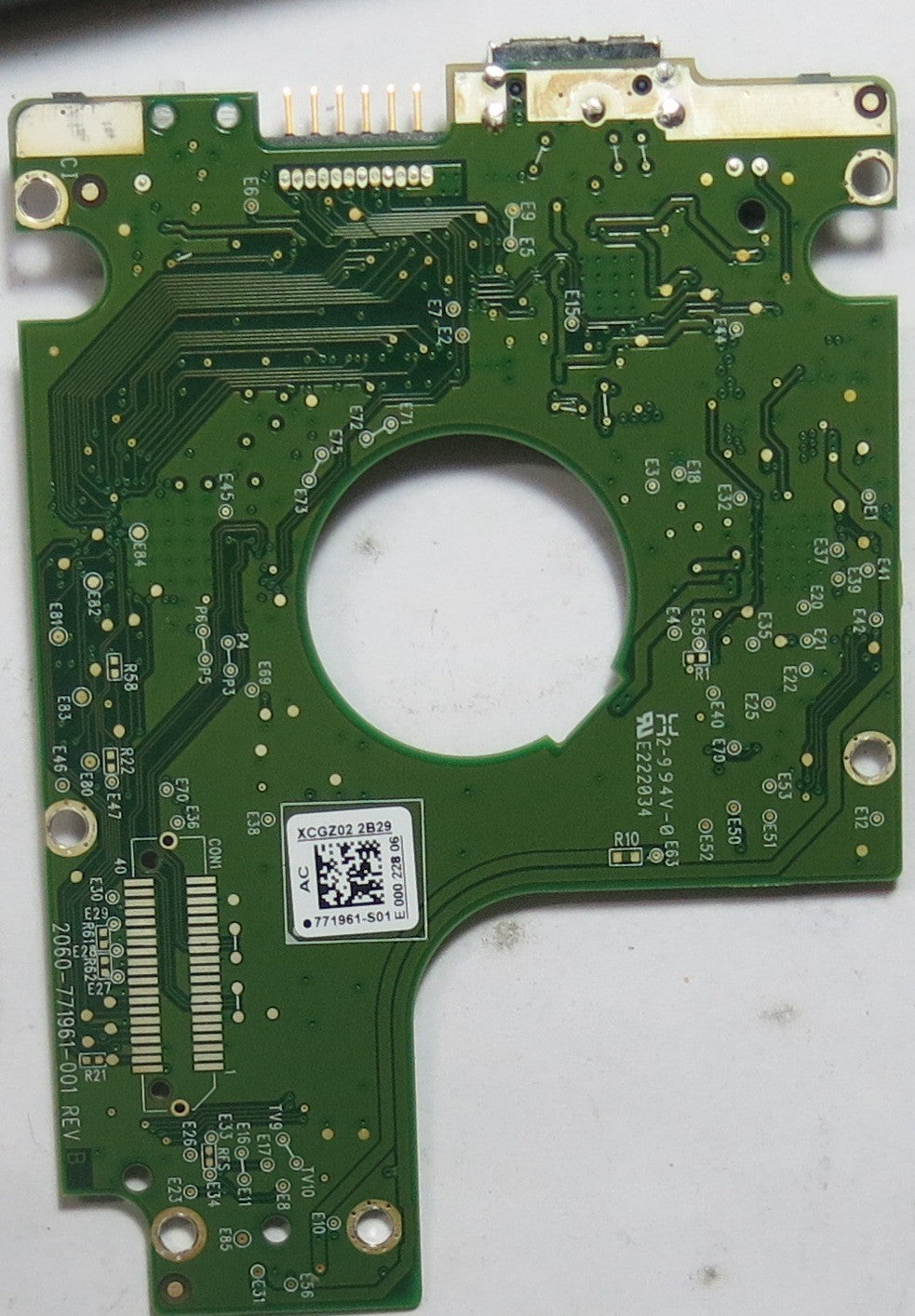 WESTERN DIGITAL WD2500BEVT'75ZCT2,  PCB