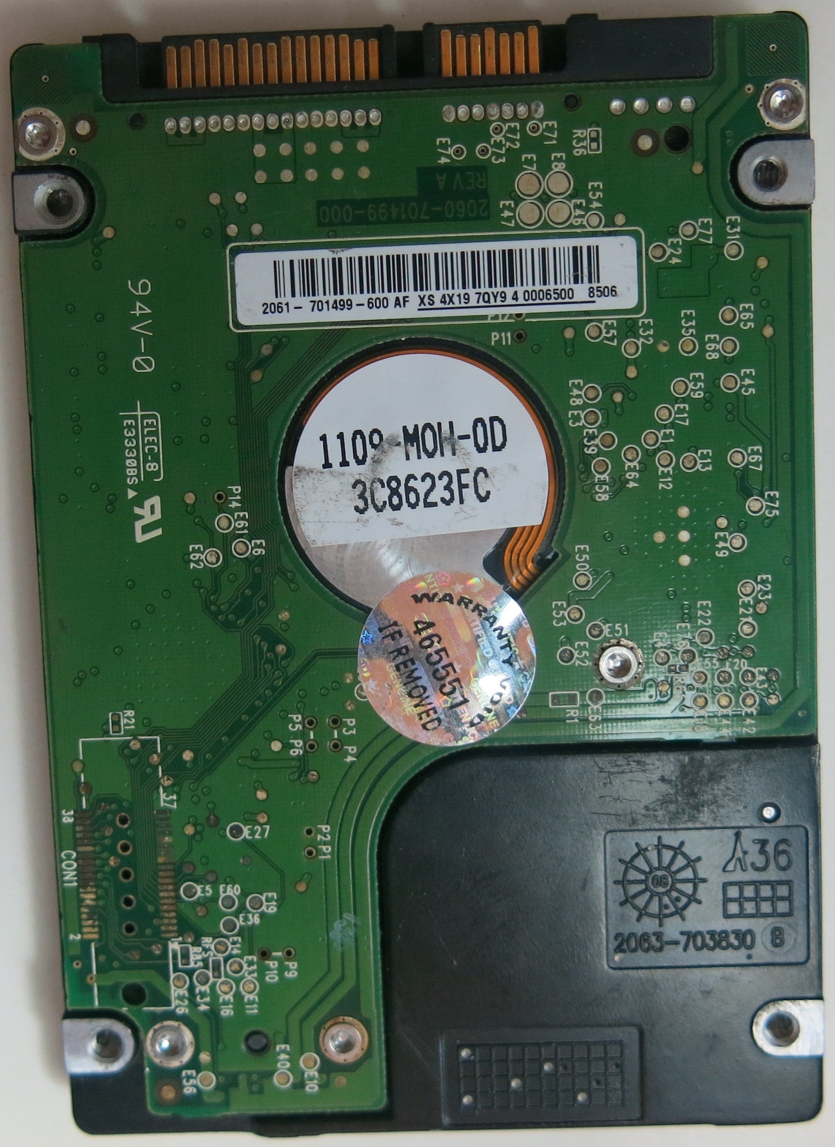 WESTERN DIGITAL WD2500BVS-75USTO DCM FACT2ABB 250GB
