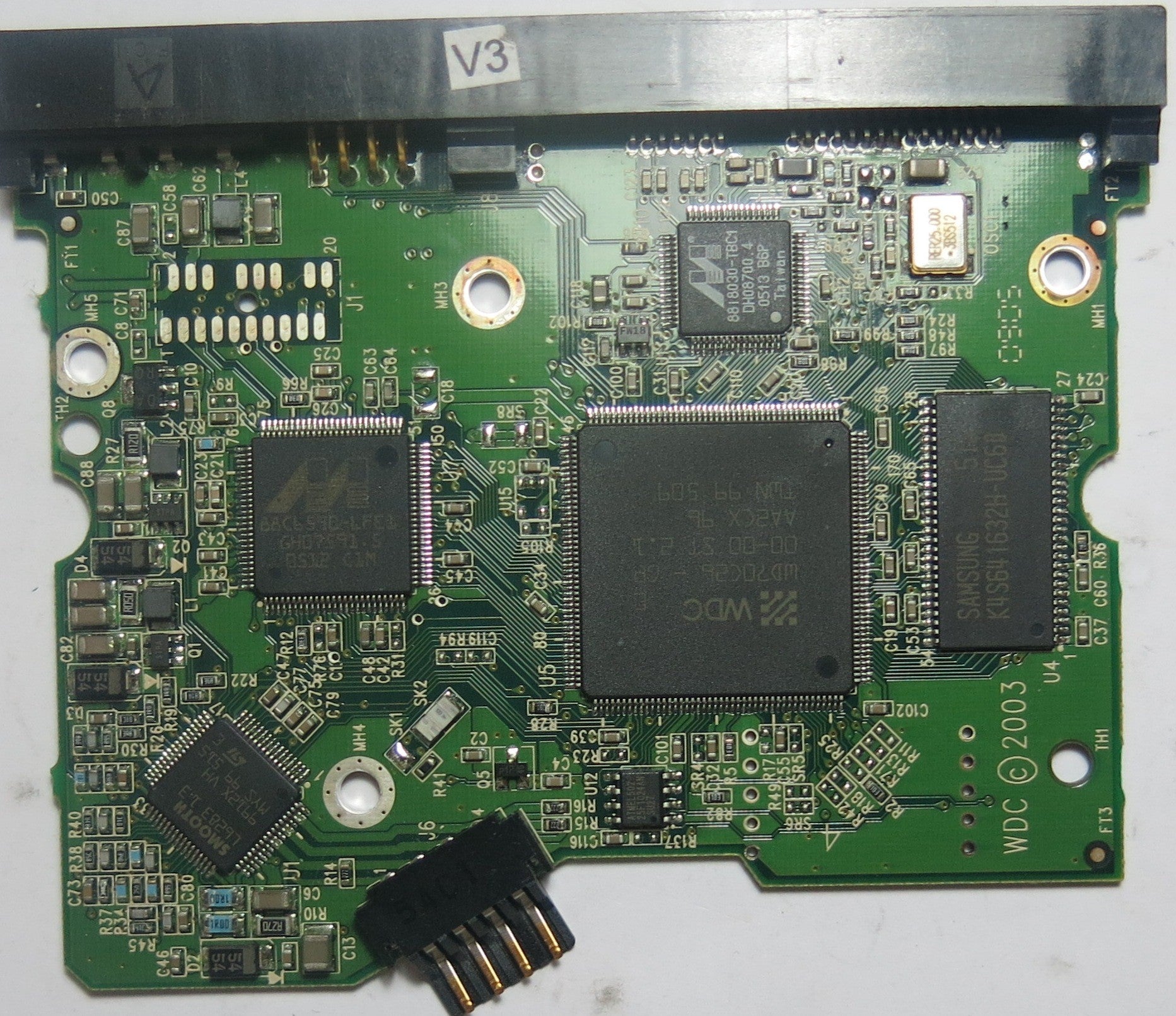WESTERN DIGITAL WD2500JD-22HBC0,  PCB