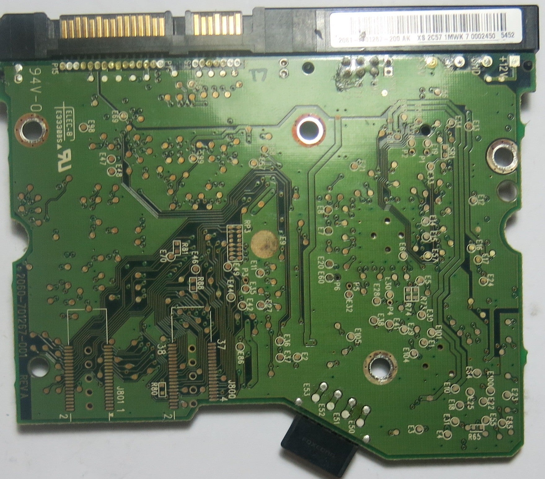 WESTERN DIGITAL WD2500JD-22HBC0,  PCB