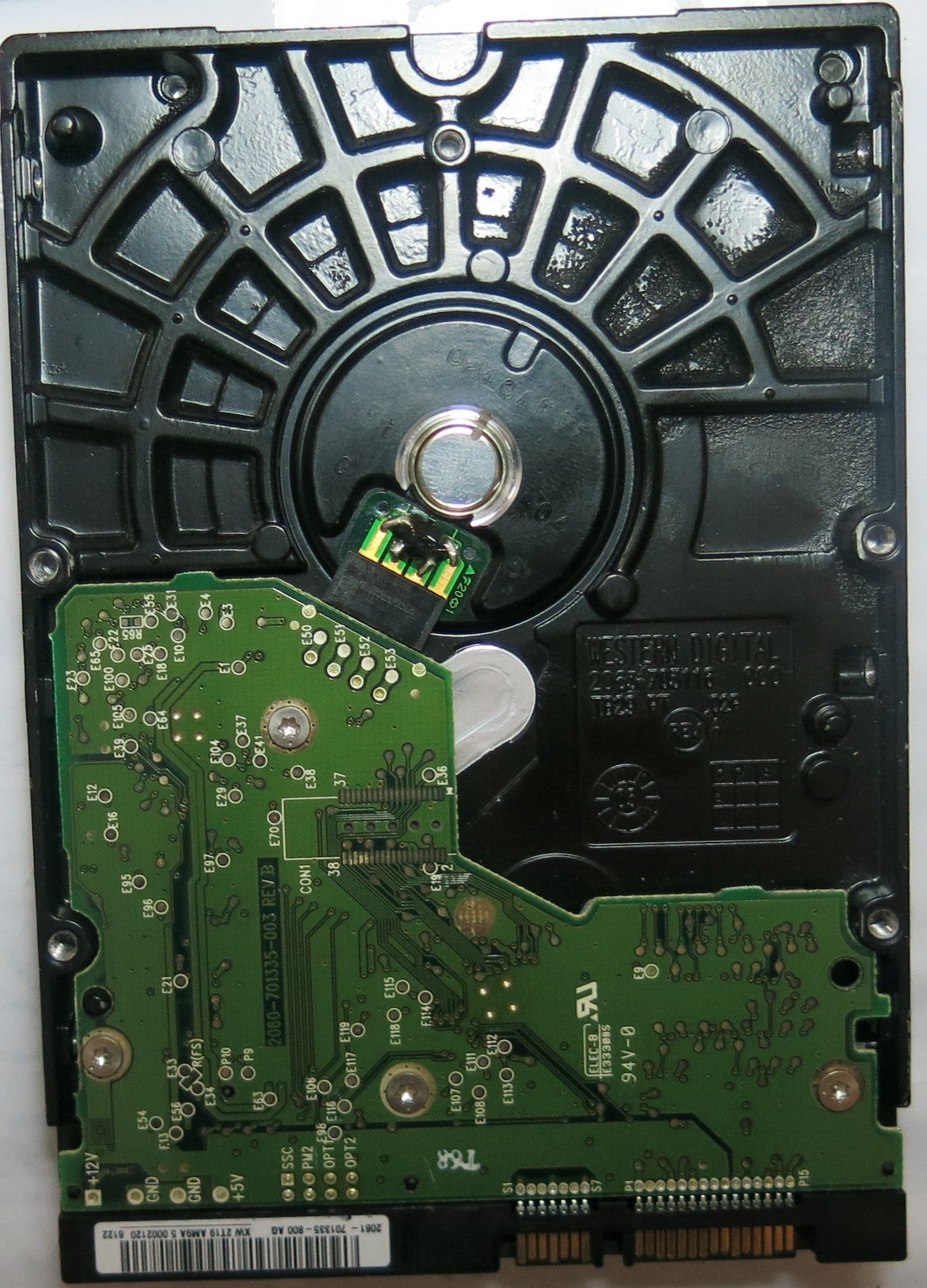 WESTERN DIGITAL WD2500JS-00MHB1 PN FW DSBHCTJAH 250,GB
