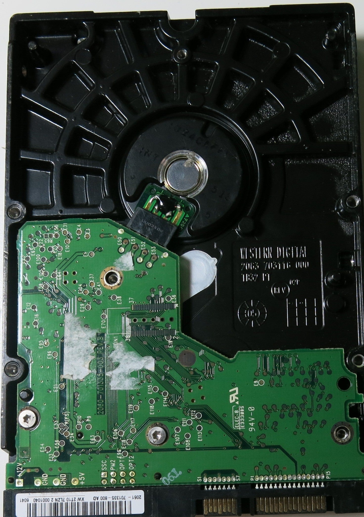 WESTERN DIGITAL WD2500JS-98MHB0 PCB 2060-701335-003 REV B,  250.GB