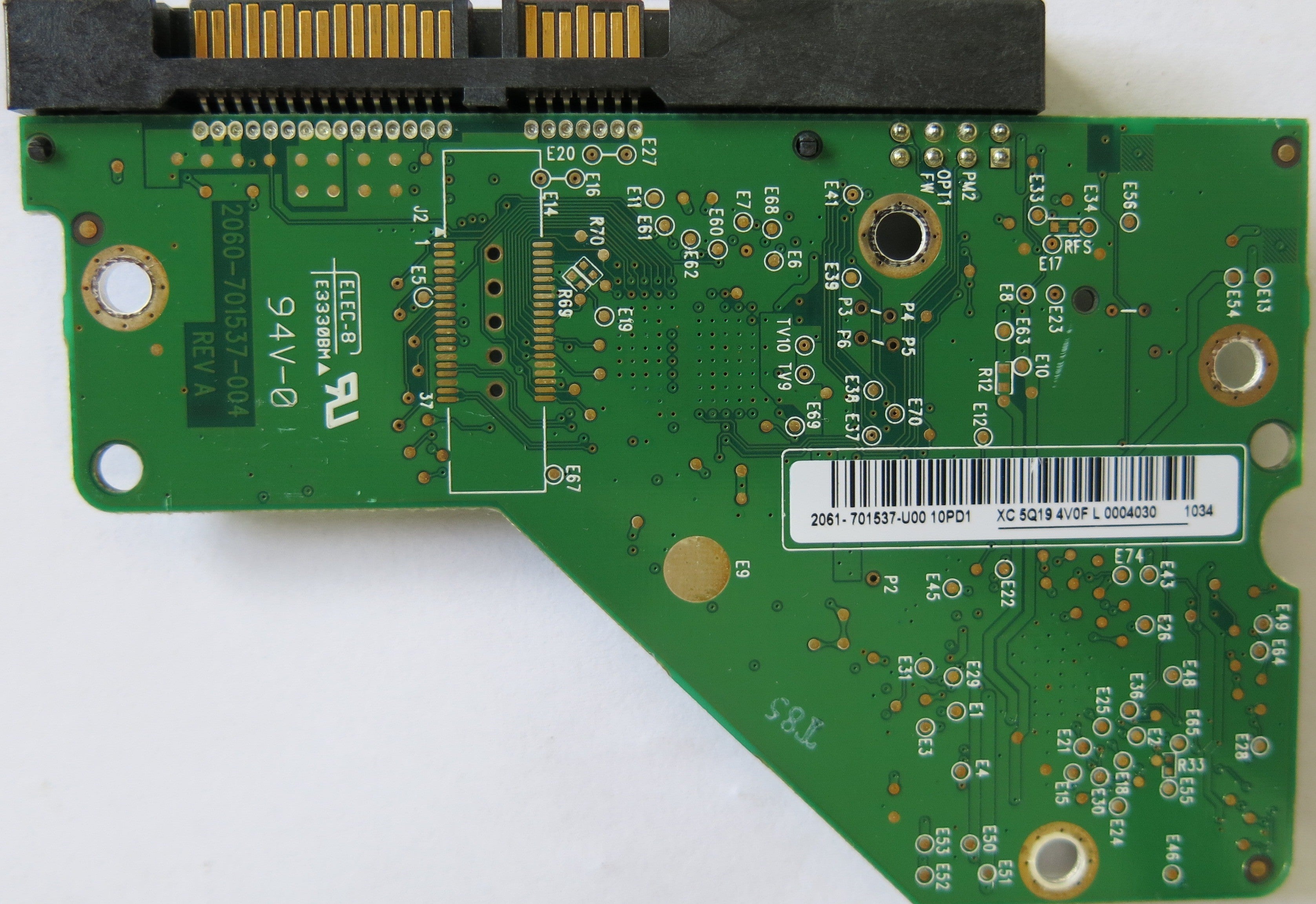 WESTERN DIGITAL WD2502ABYS-02B7A0 2060-701537-004 REV A PCB