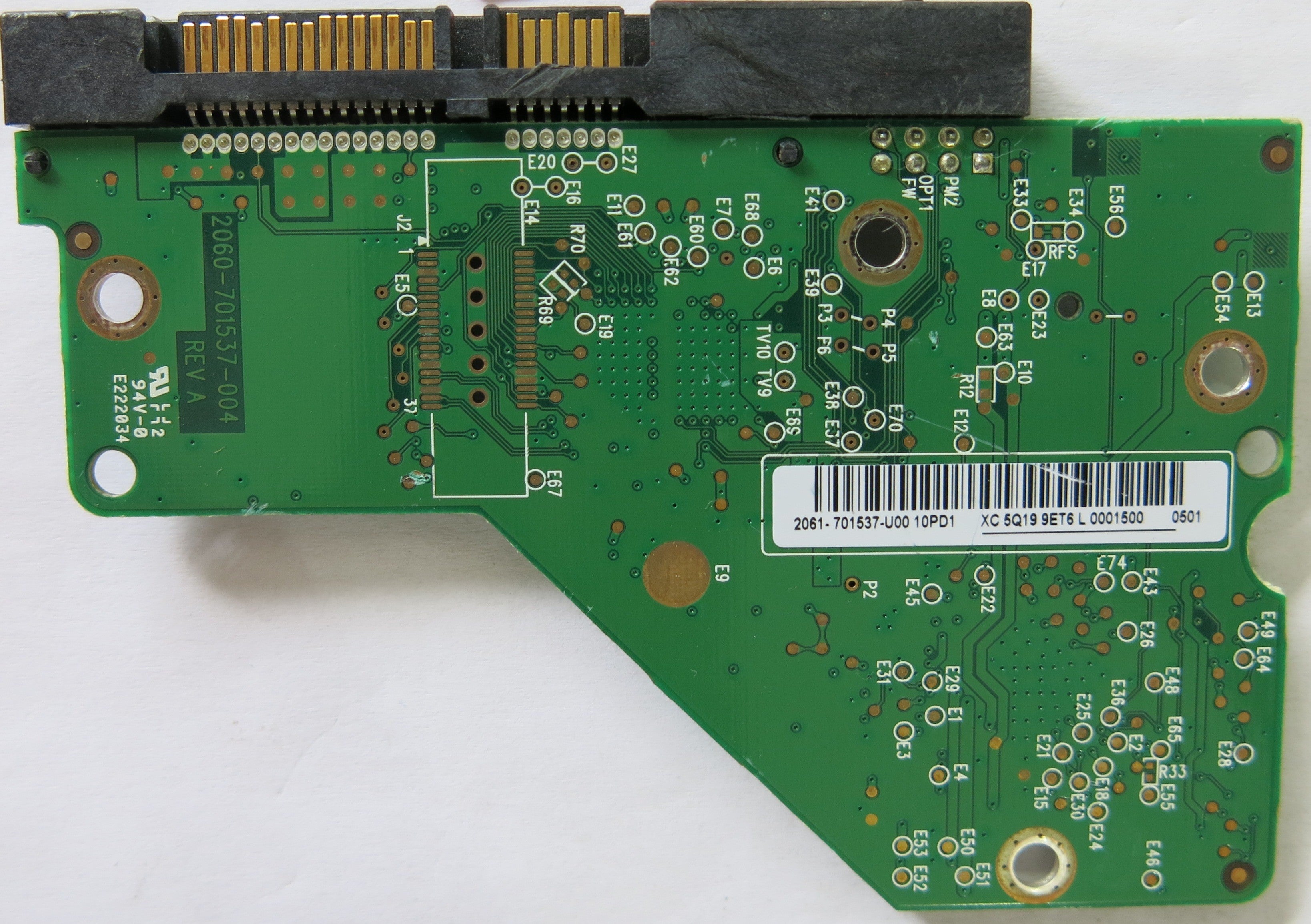 WD2502ABYS-02B7A0 2060-701537-004 REV A PCB