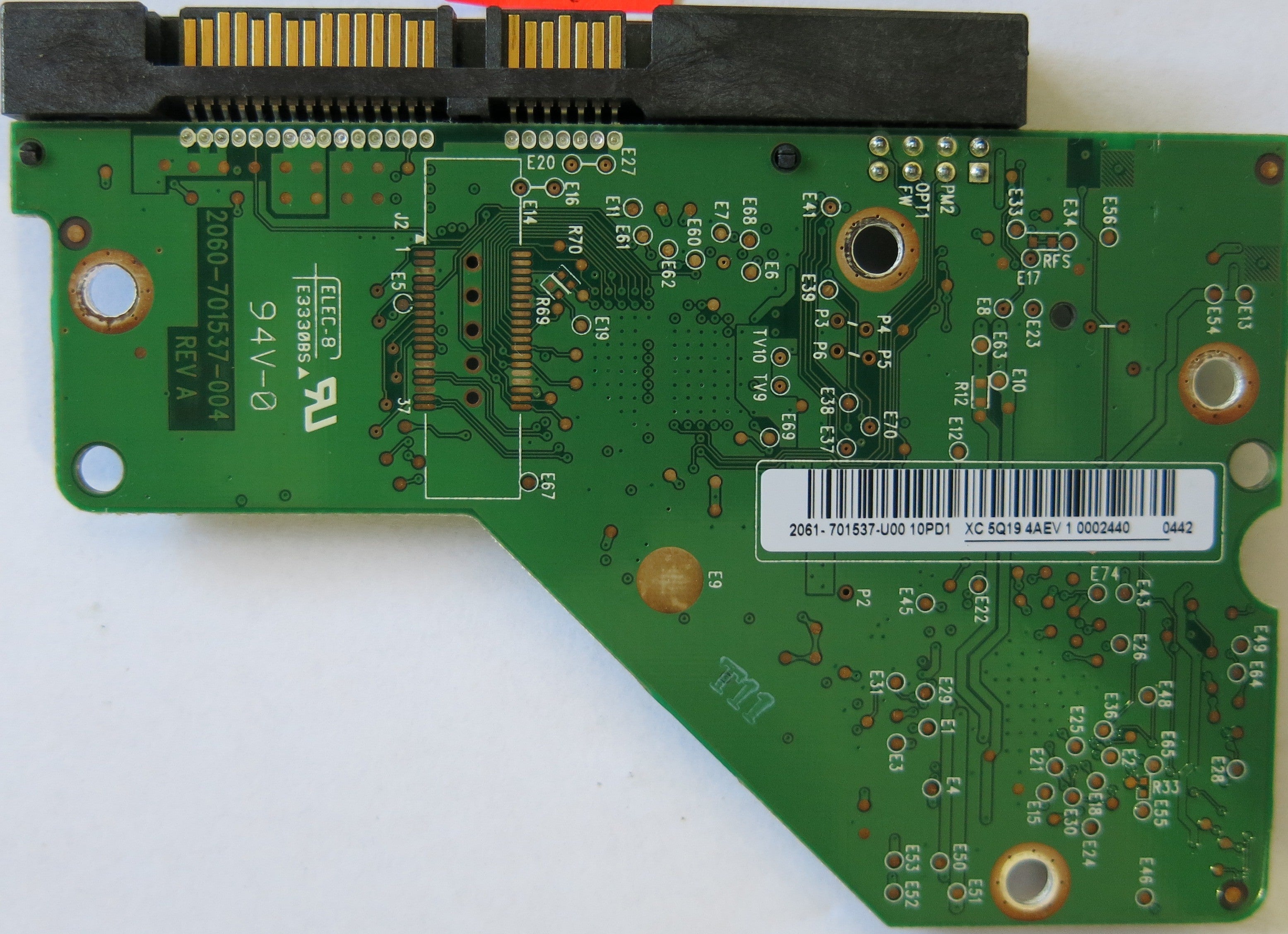WD2502ABYS-02B7A0 2060-701537-004 REV A PCB