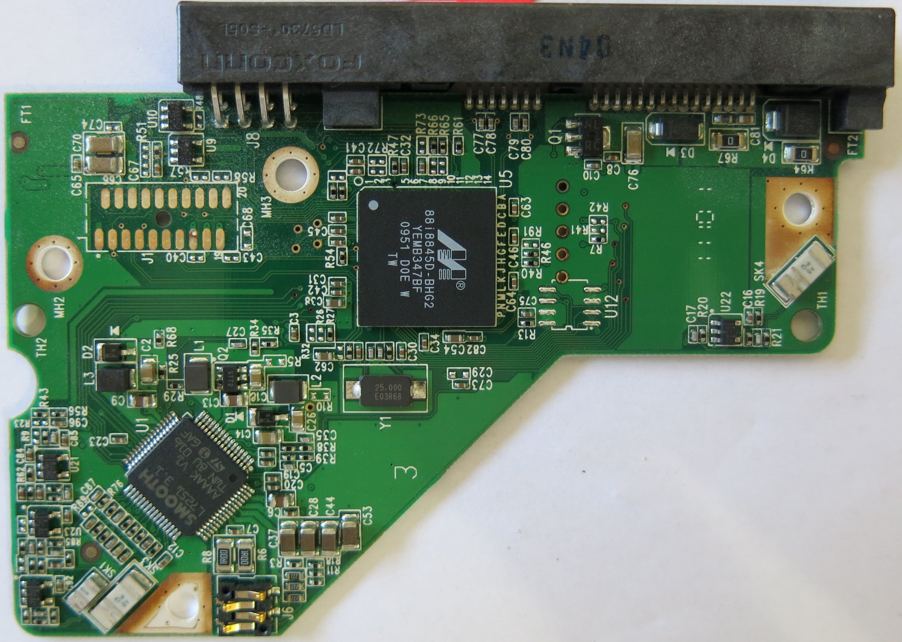 WD2502ABYS-02B7A0 2060-701537-004 REV A PCB