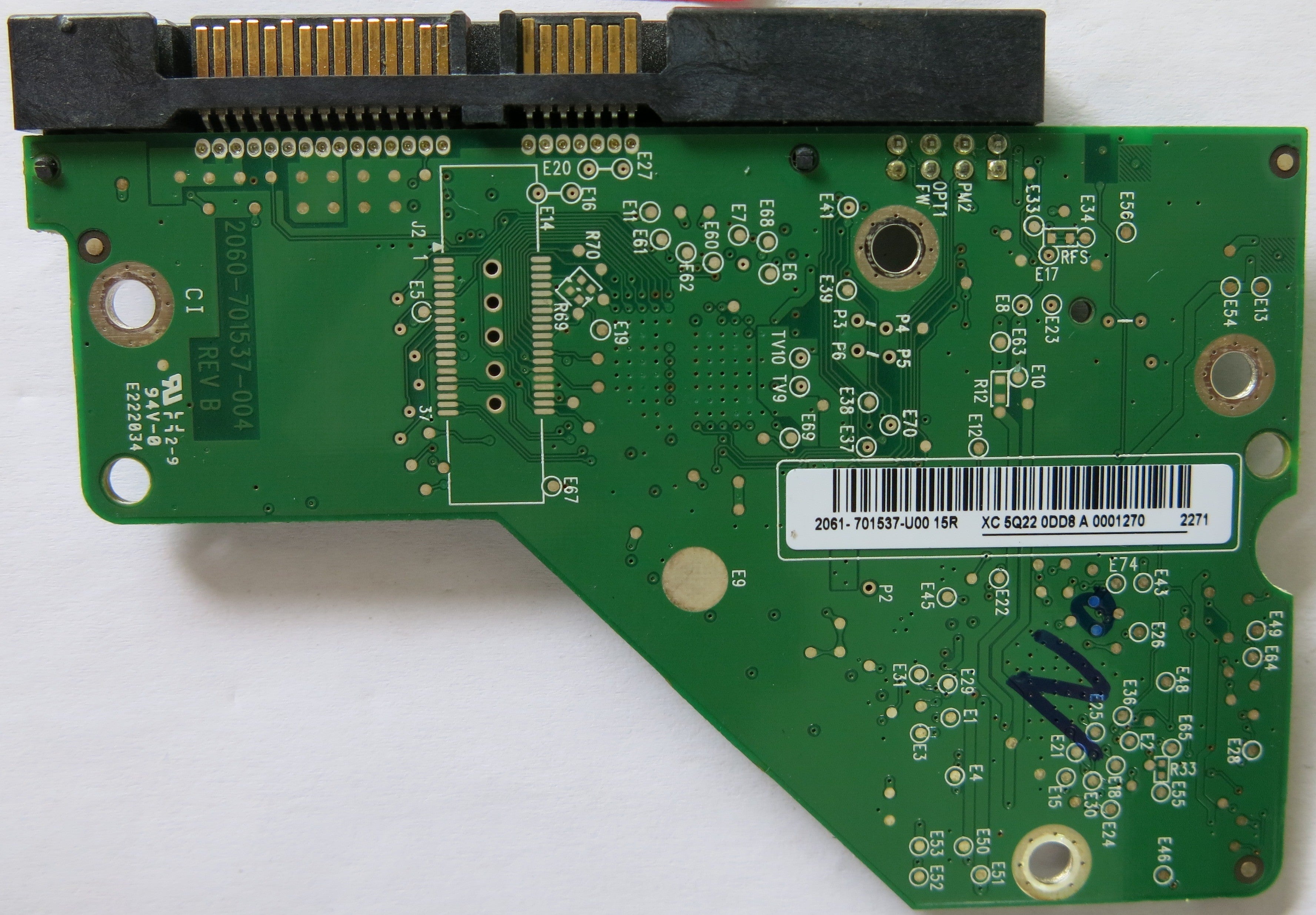 WESTERN DIGITAL WD2502ABYS-18B7A0 2060-701537-004 REV B PCB