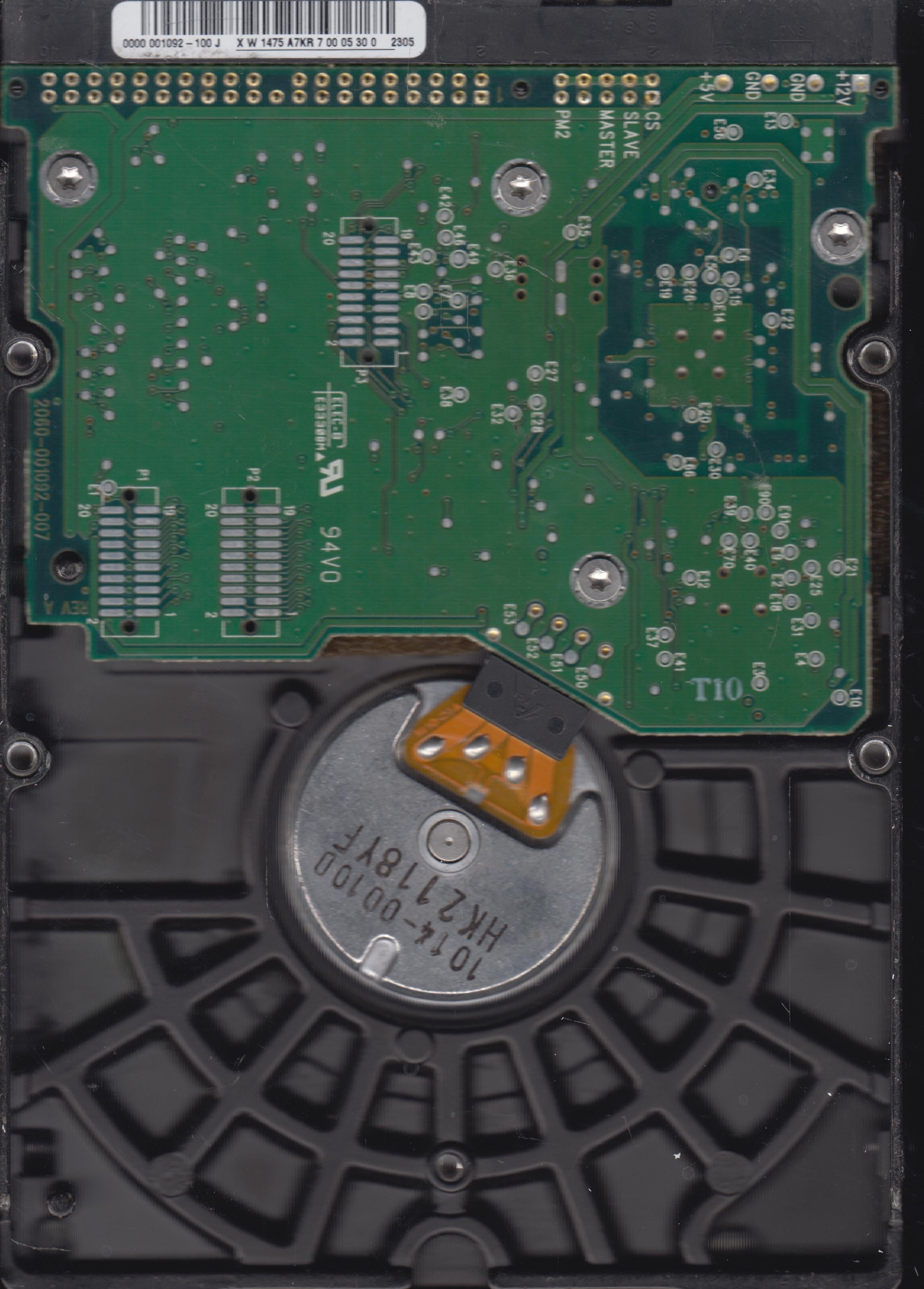 WD300BB-32CCB0,S/N:WMA9U1075338,30GB 3.5