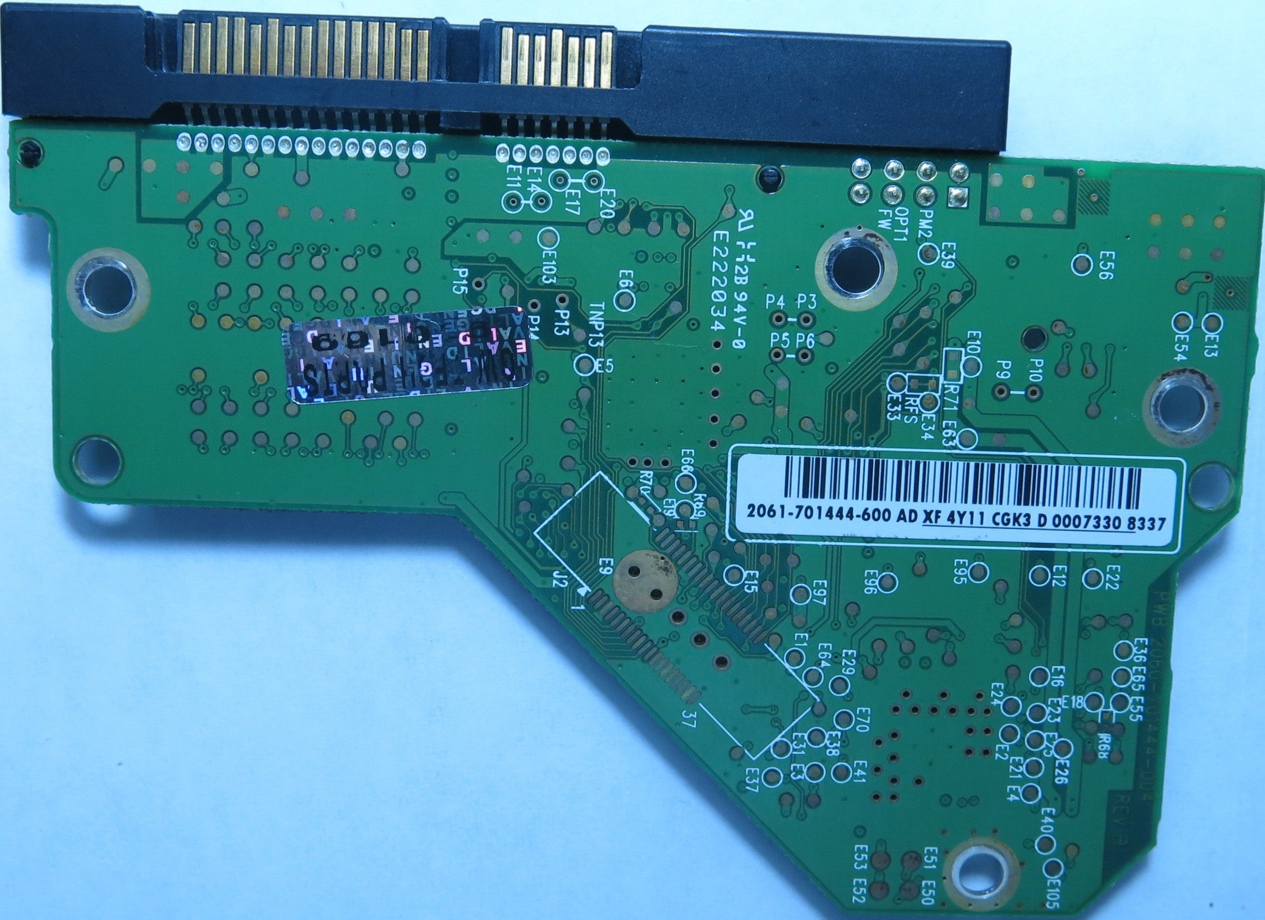 WESTERN DIGITAL WD3200AAJS-22VWA0 PWB 2060-701444-004 REV A