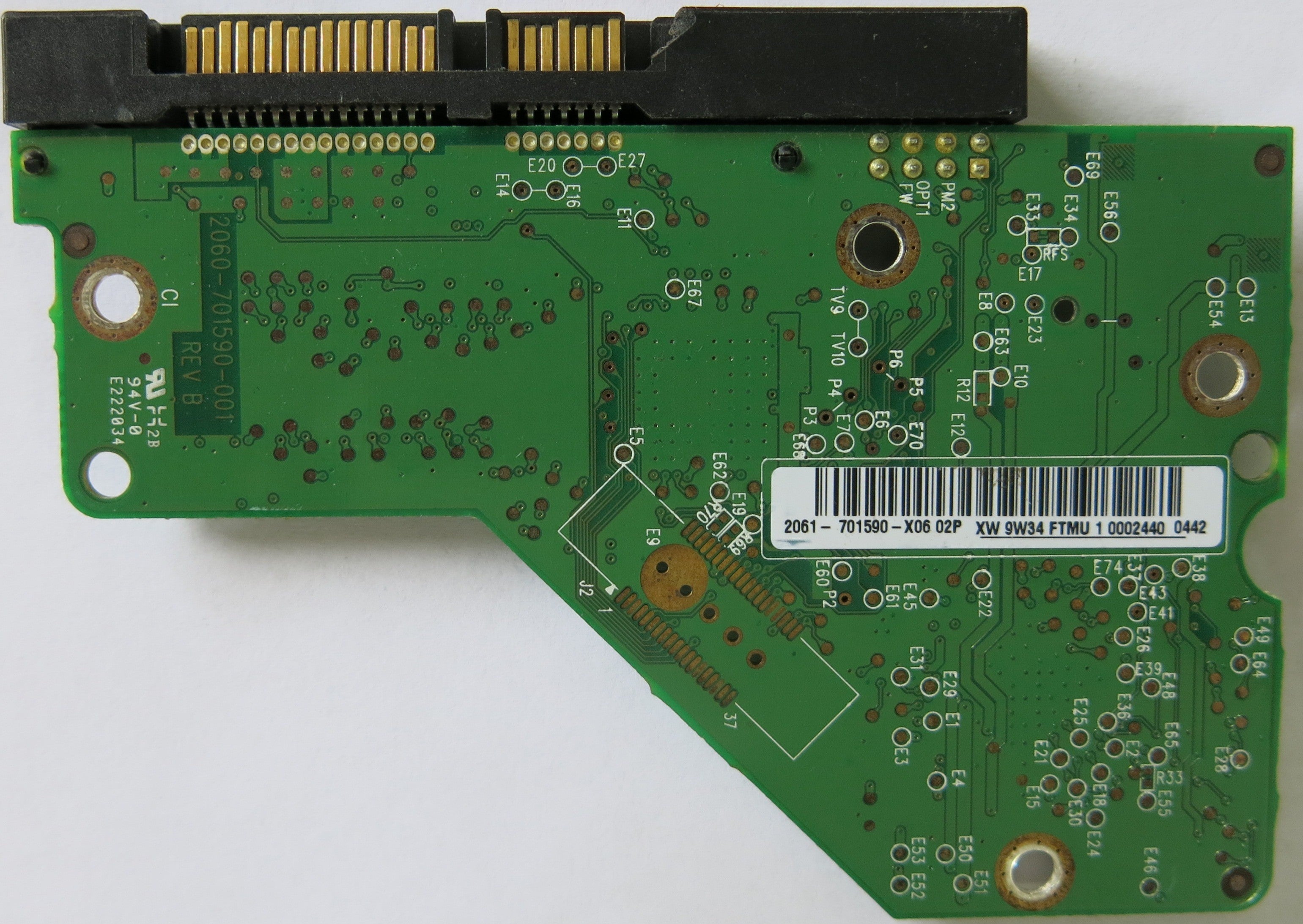 WESTERN DIGITAL WD3200AAJS-56M0A0 2060-701590-001 REV B PCB