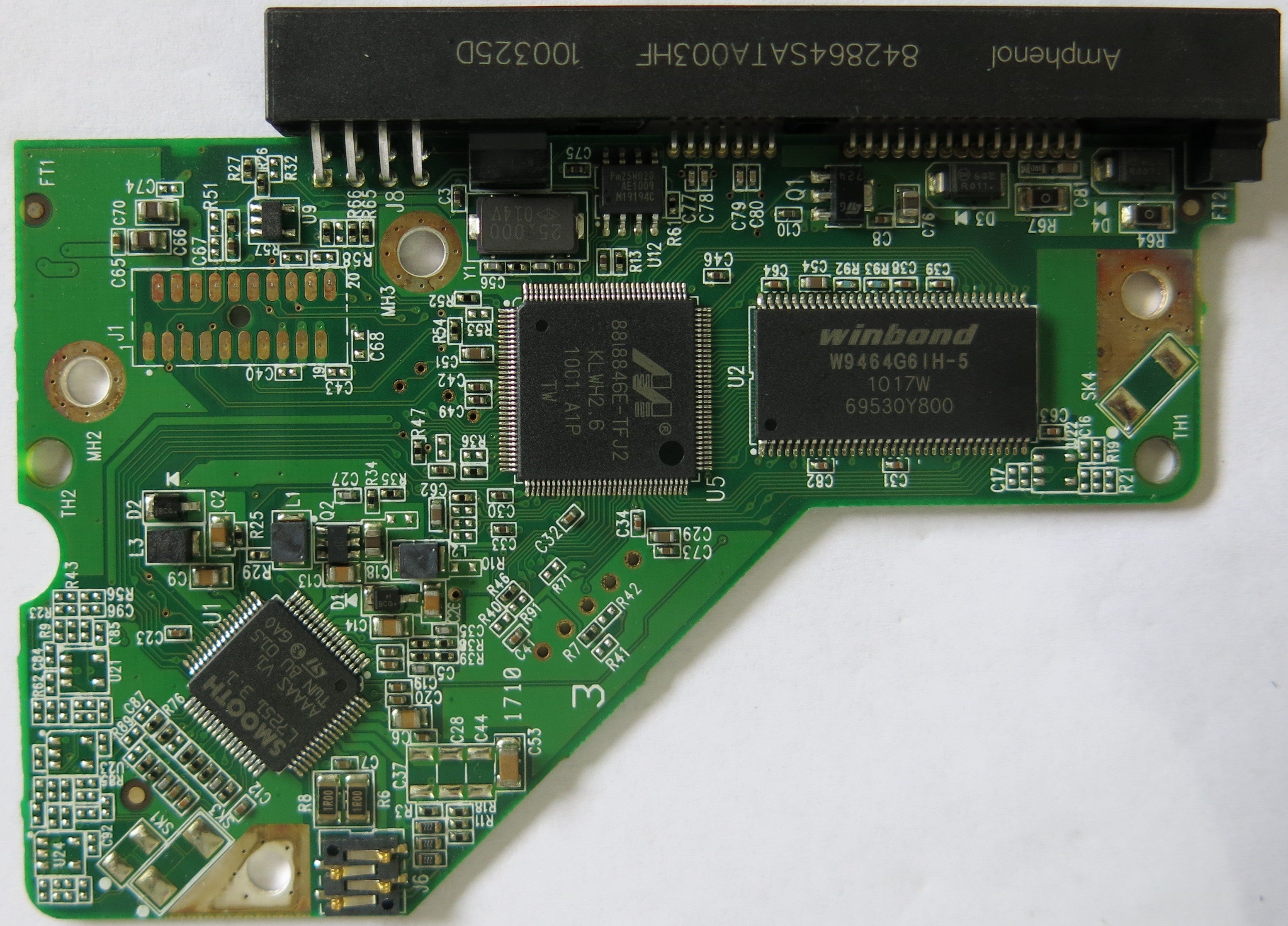 WESTERN DIGITAL WD3200AAJS-56M0A0 2060-701590-001 REV B PCB