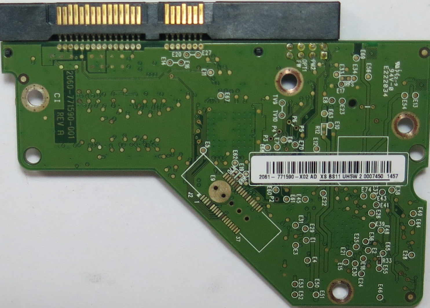 WESTERN DIGITAL WD3200AAJS'56M0A0, DCM 2060-771590-001 REV A PCB,  PCB